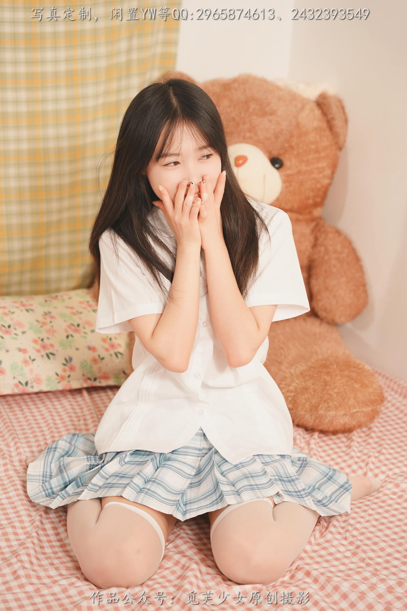 图片[18]-[觅芙少女]NO.114 敏敏-青春就是要拍校服记录啦[124P] – 速更版-美库