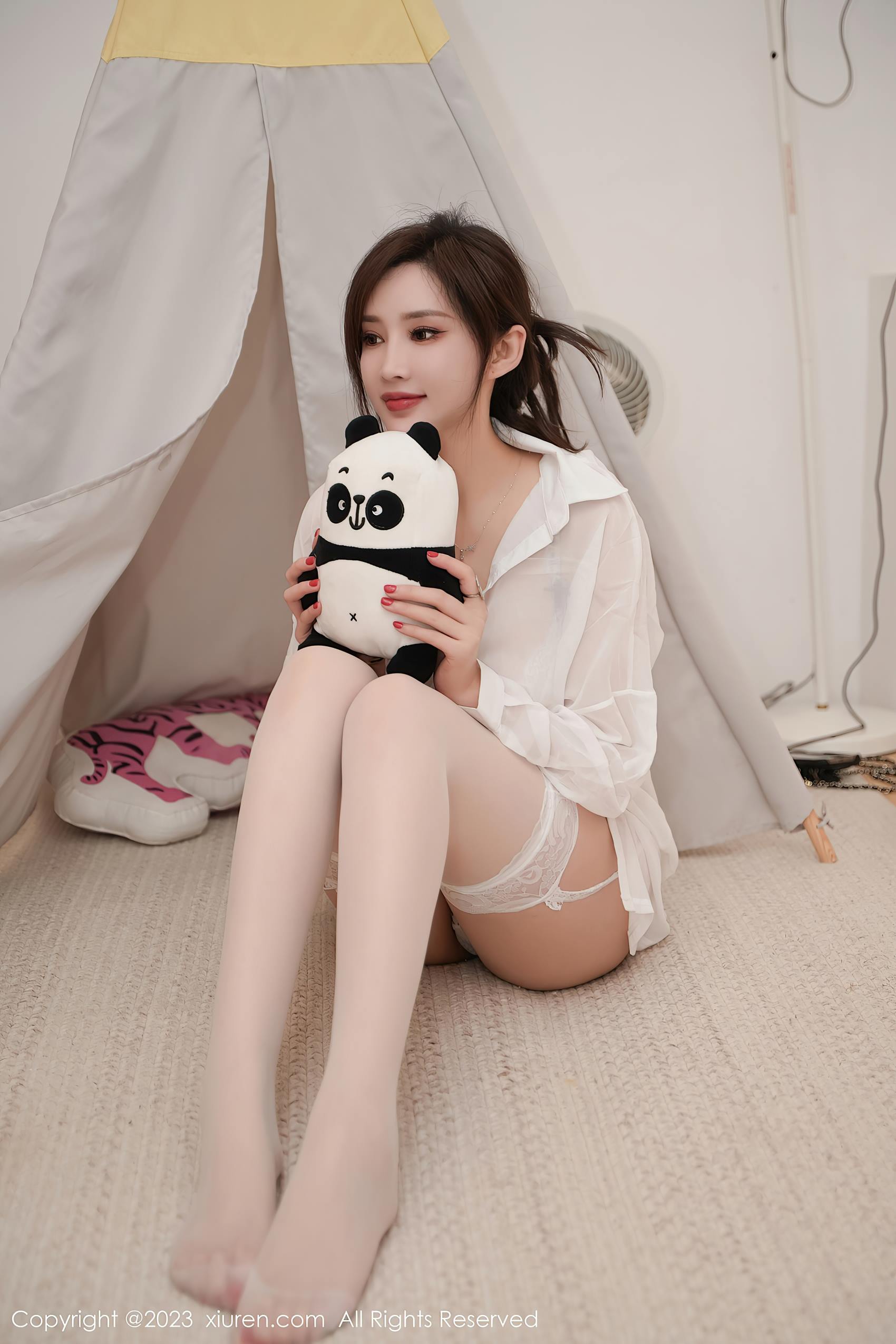 图片[20]-[Xiuren秀人网]2023.11.16 NO.7672 Carol周妍希 黑白熊猫 [19+1P] – 速更版-美库