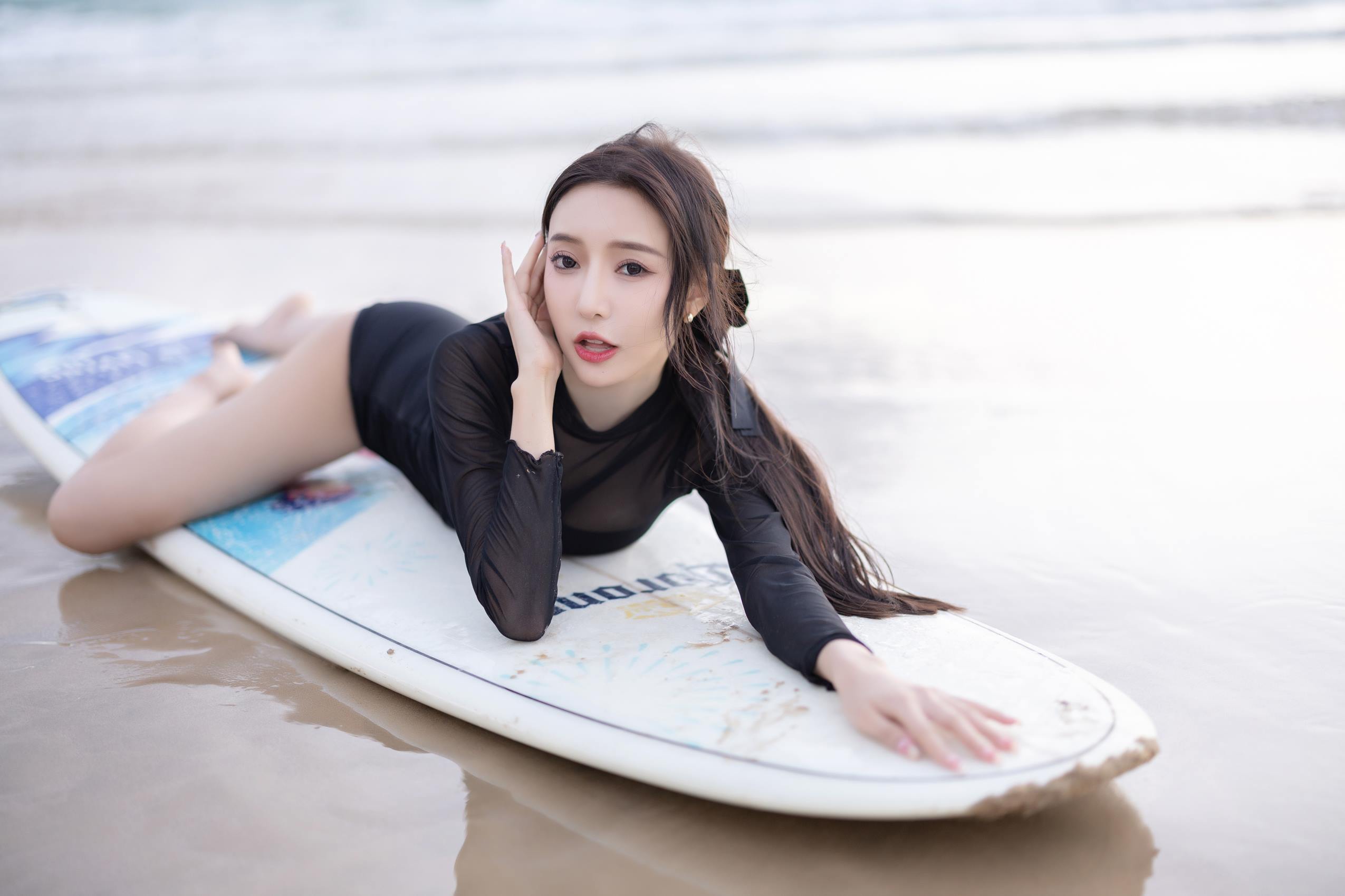 图片[56]-王馨瑶Yanni – 内购 钓鱼黑色冲浪泳衣[63P] – 速更版-美库