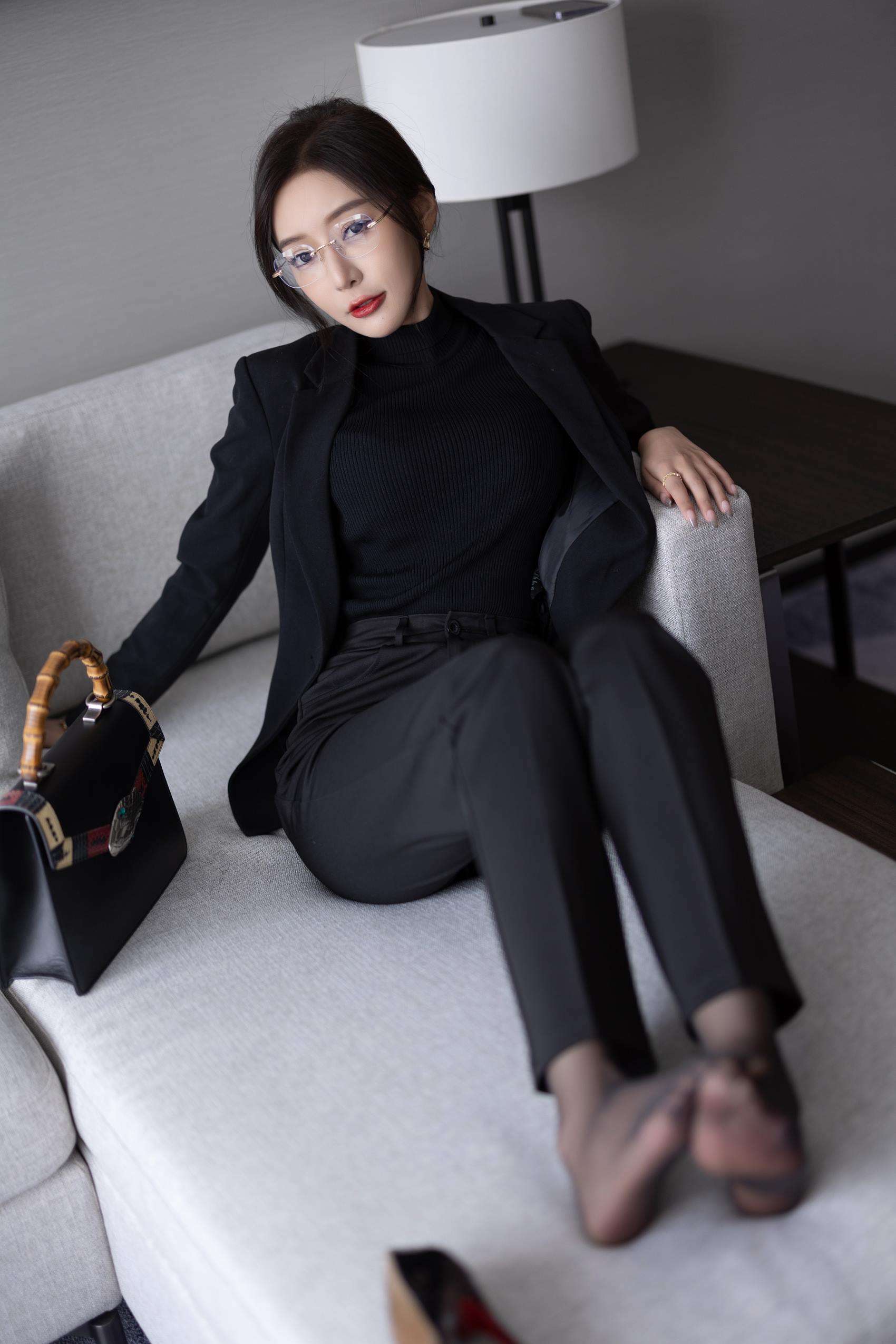 图片[51]-王馨瑶Yanni – 内购 黑色西装加西裤高启兰[64P] – 速更版-美库