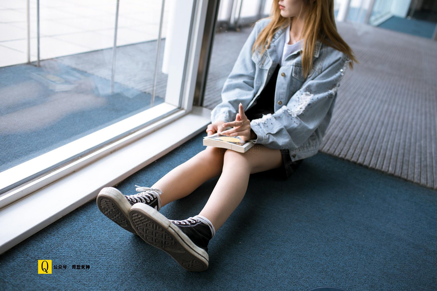 图片[12]-[青丘女神] 2019.04.19 139 星星 午后图书馆 [111P] – 速更版-美库