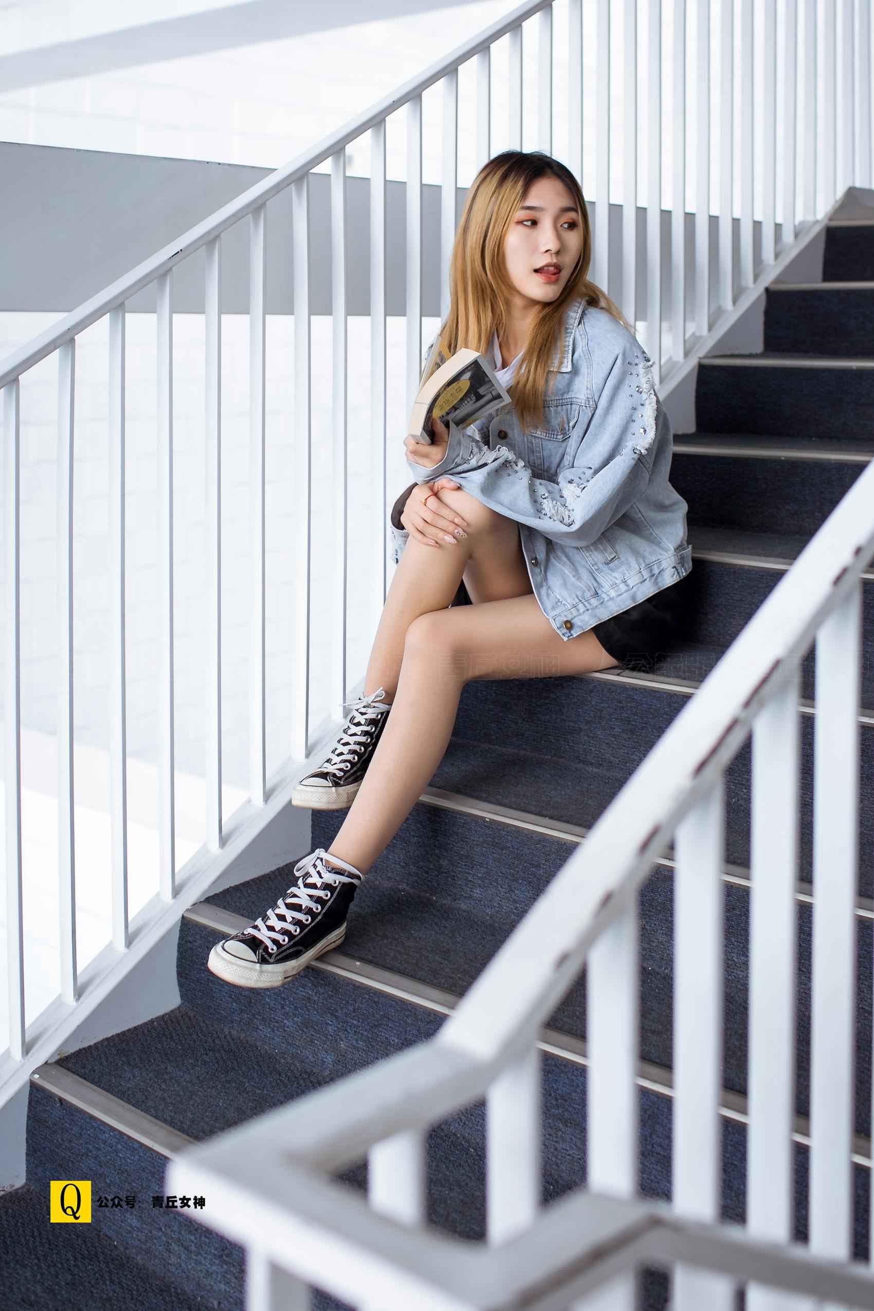 图片[15]-[青丘女神] 2019.04.19 139 星星 午后图书馆 [111P] – 速更版-美库