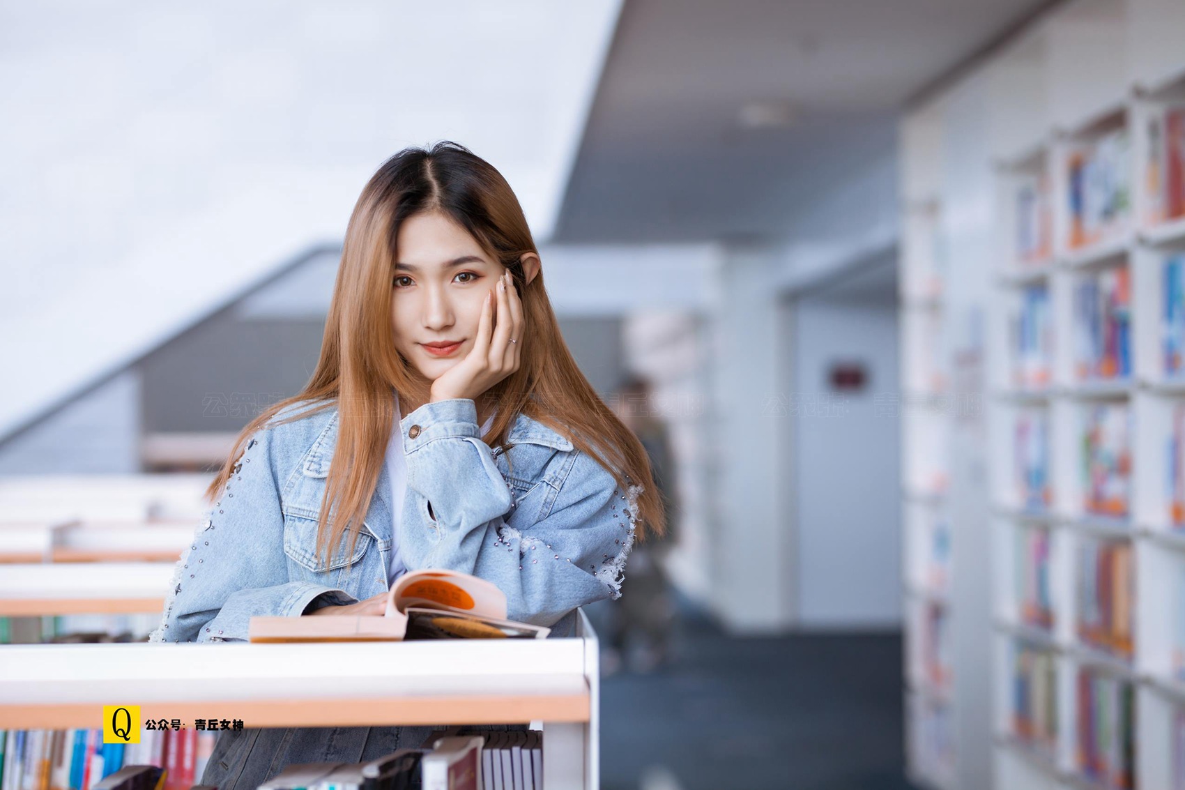 图片[17]-[青丘女神] 2019.04.19 139 星星 午后图书馆 [111P] – 速更版-美库