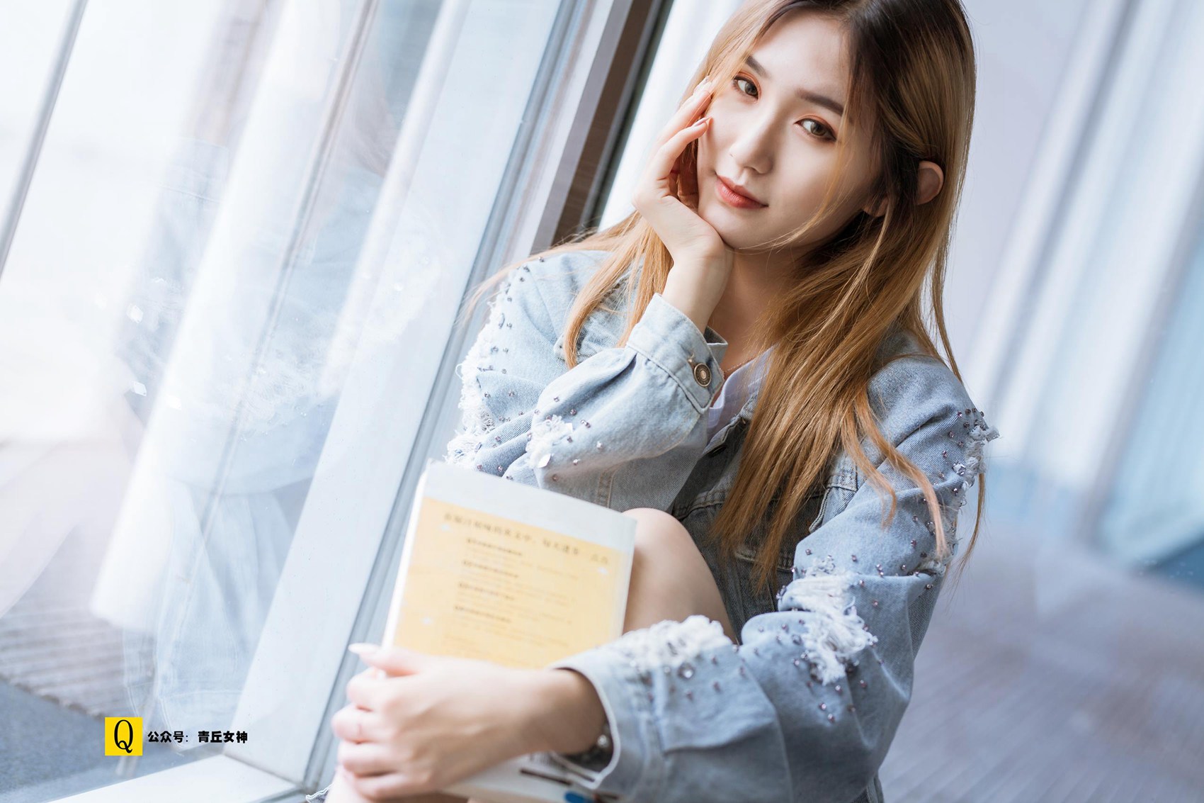 图片[55]-[青丘女神] 2019.04.19 139 星星 午后图书馆 [111P] – 速更版-美库