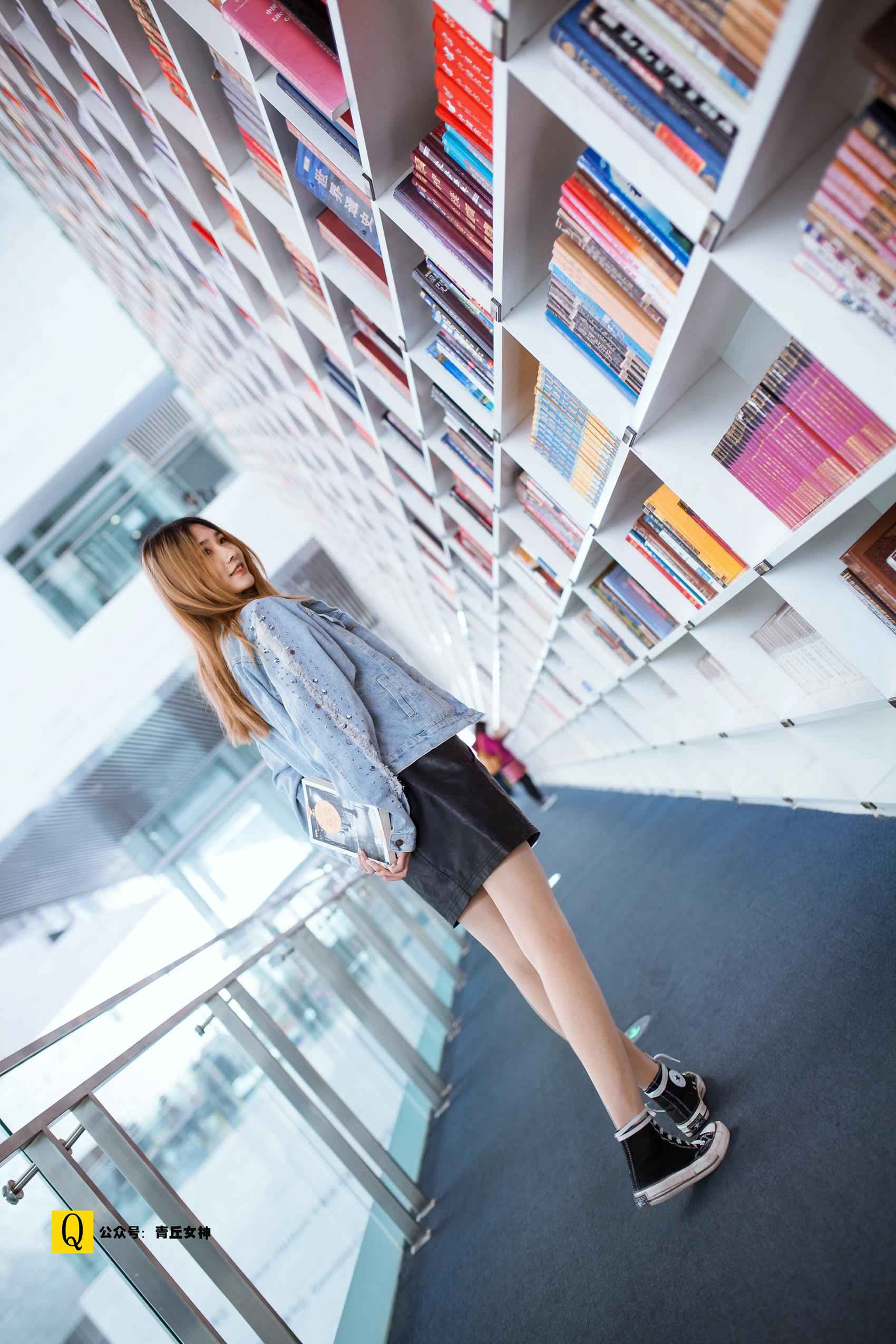 图片[102]-[青丘女神] 2019.04.19 139 星星 午后图书馆 [111P] – 速更版-美库