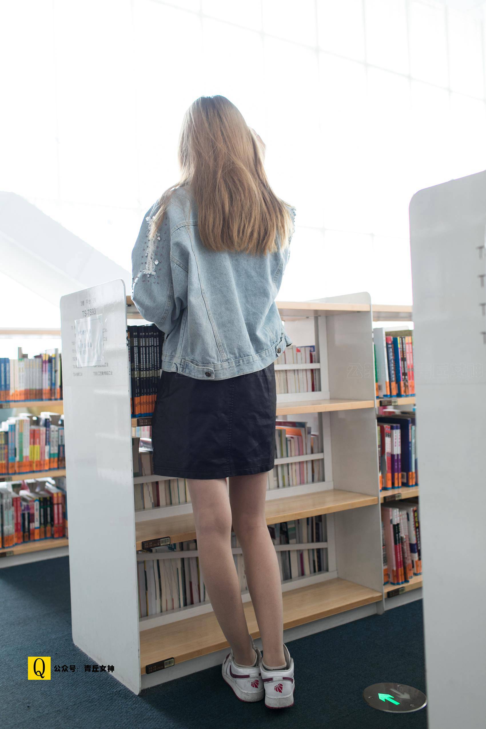 图片[109]-[青丘女神] 2019.04.19 139 星星 午后图书馆 [111P] – 速更版-美库