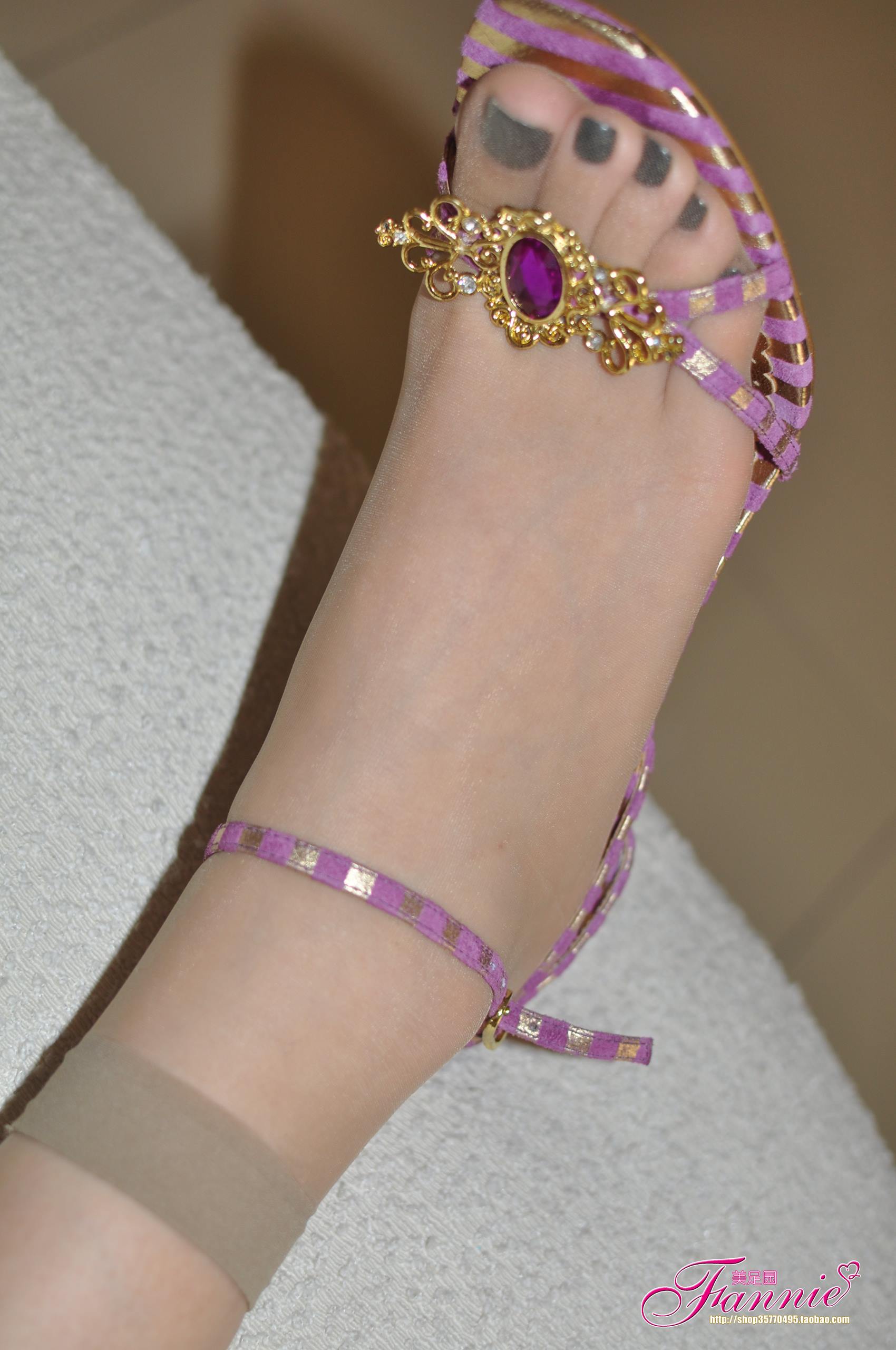 图片[10]-Fannie芬妮每足园 No.321 墨色迷离高跟丝族1 [66P] – 速更版-美库