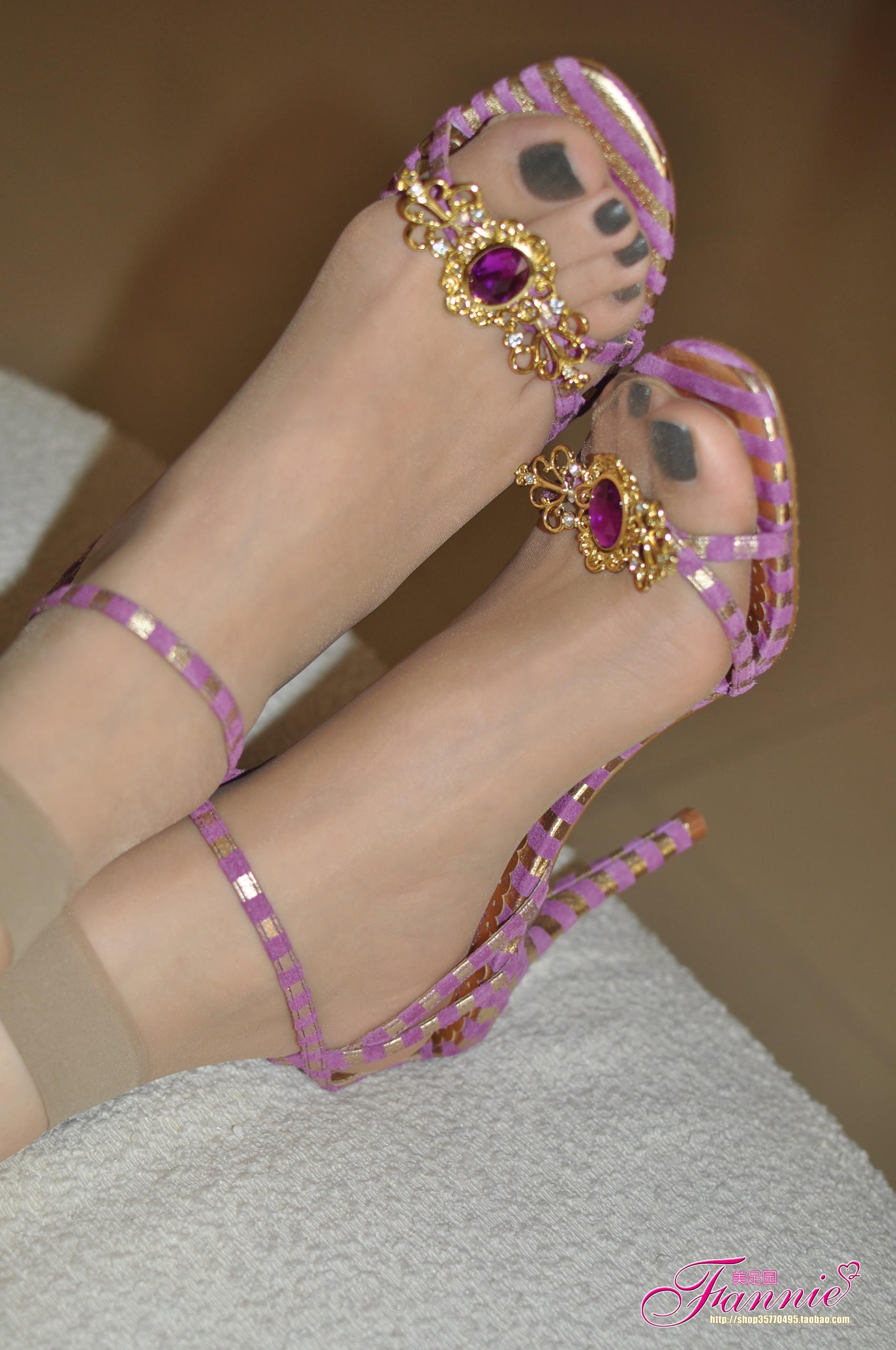 图片[11]-Fannie芬妮每足园 No.321 墨色迷离高跟丝族1 [66P] – 速更版-美库