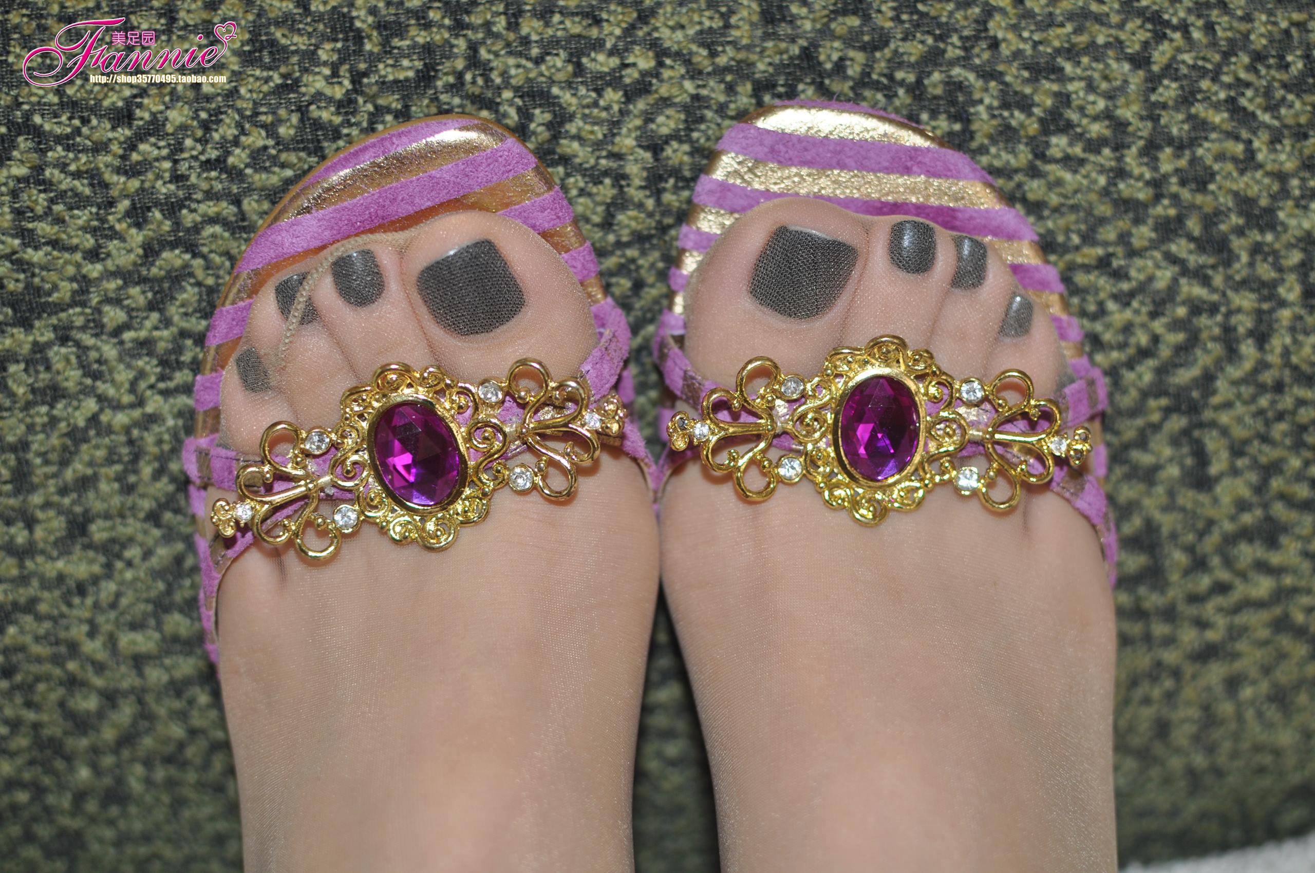 图片[28]-Fannie芬妮每足园 No.321 墨色迷离高跟丝族1 [66P] – 速更版-美库