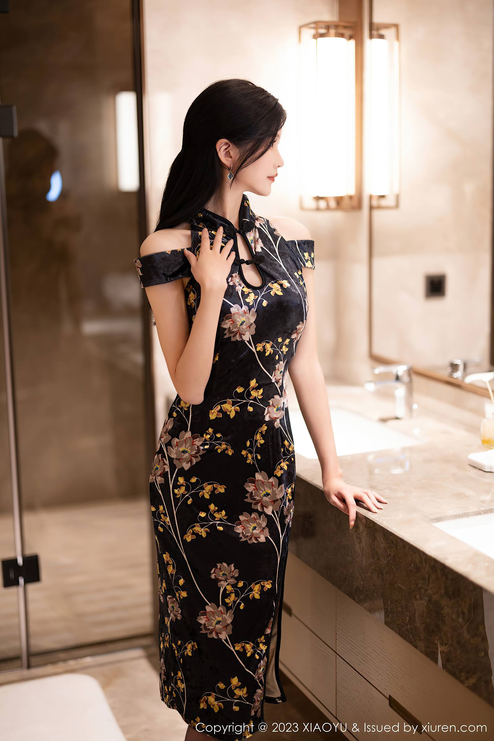 图片[39]-[XIAOYU语画界]2023.11.09 VOL.1142 程程程- 黑旗袍 [41+1P] – 速更版-美库