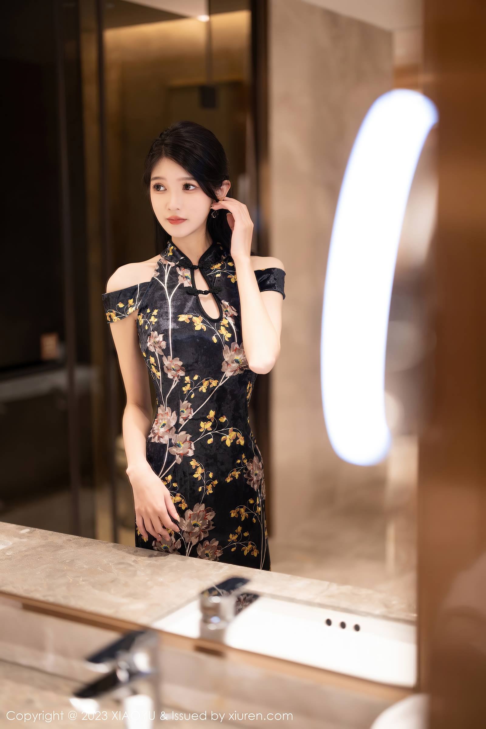 图片[40]-[XIAOYU语画界]2023.11.09 VOL.1142 程程程- 黑旗袍 [41+1P] – 速更版-美库