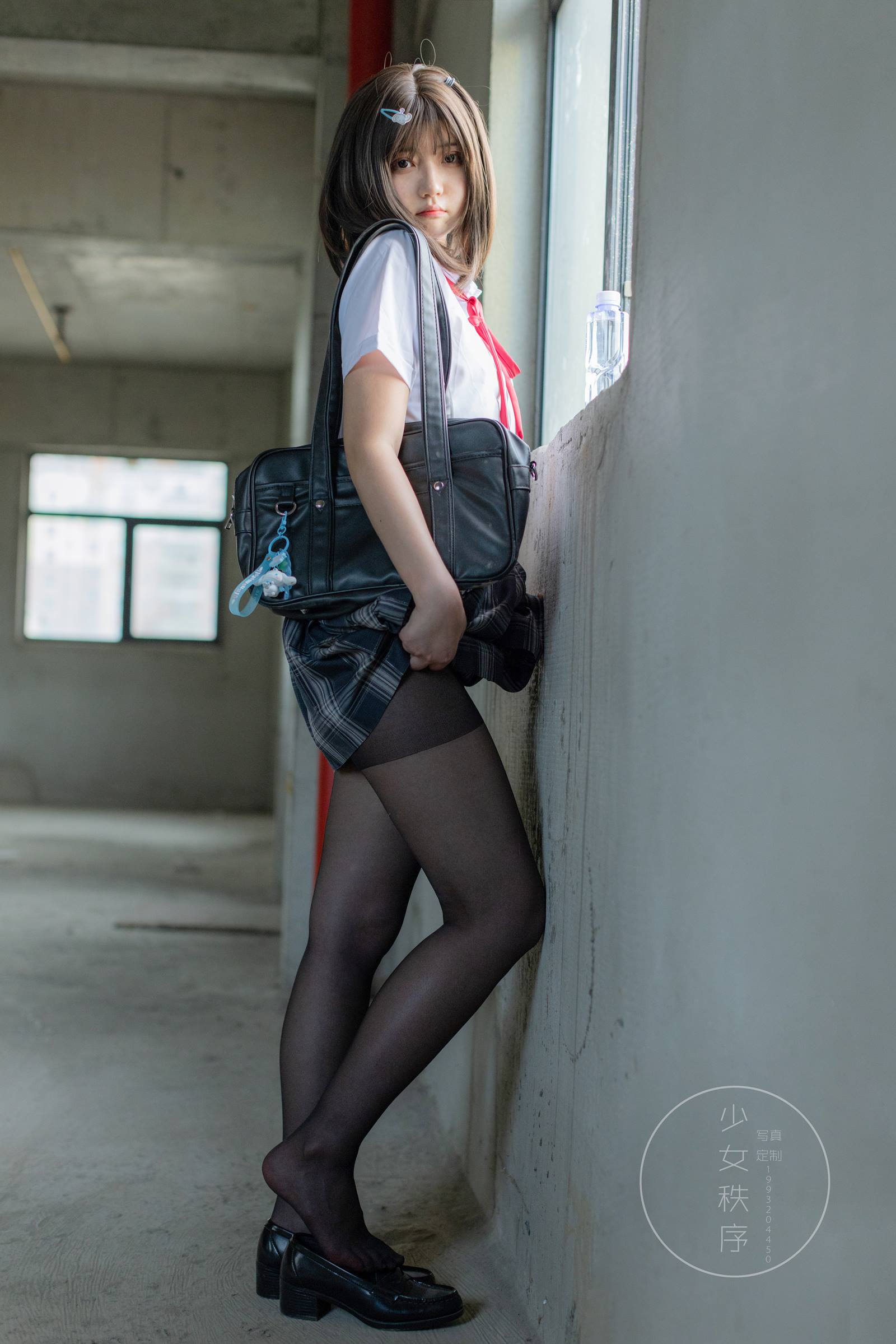 图片[22]-少女秩序 GR04L 黑丝JK [50P] – 速更版-美库