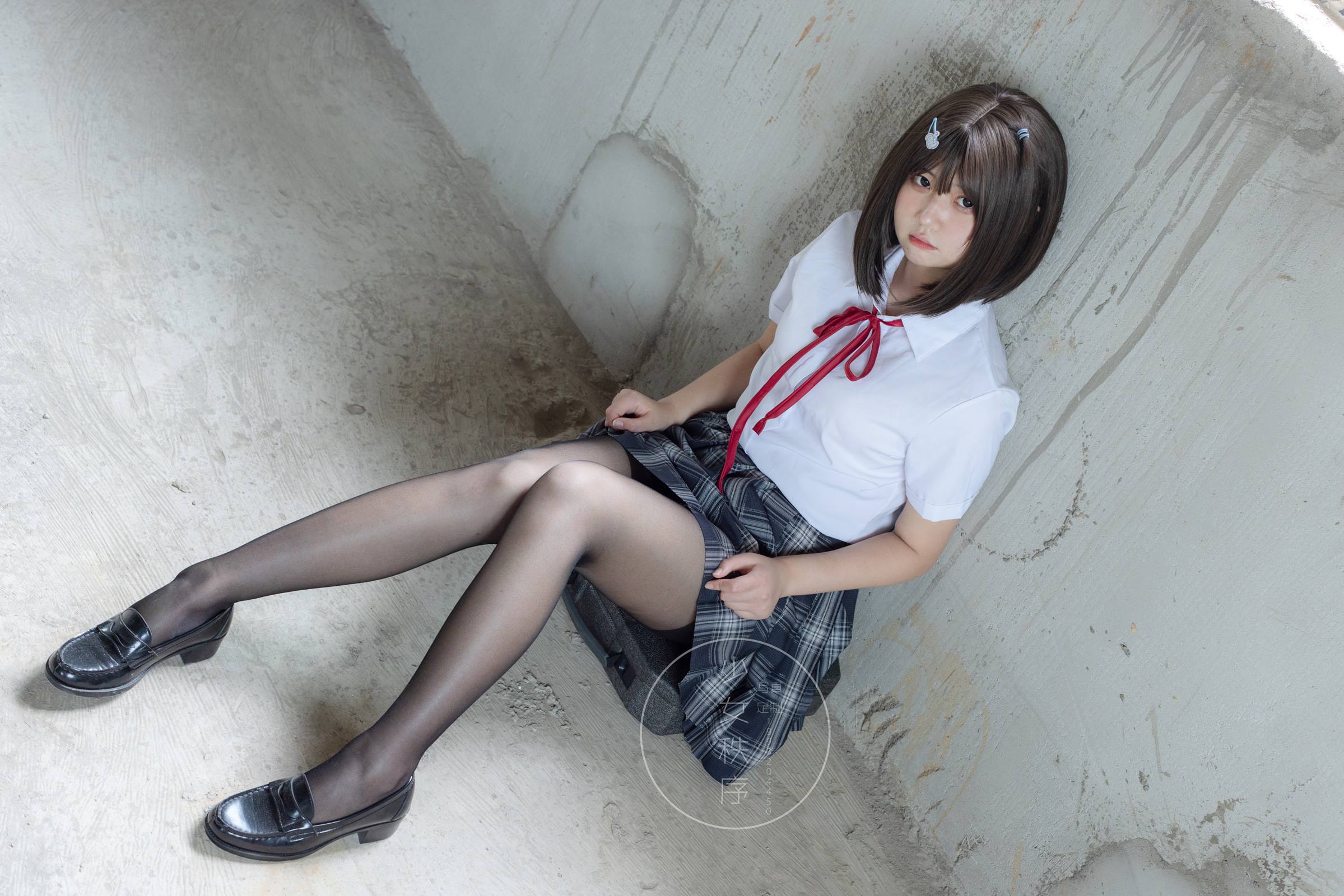 图片[29]-少女秩序 GR04L 黑丝JK [50P] – 速更版-美库