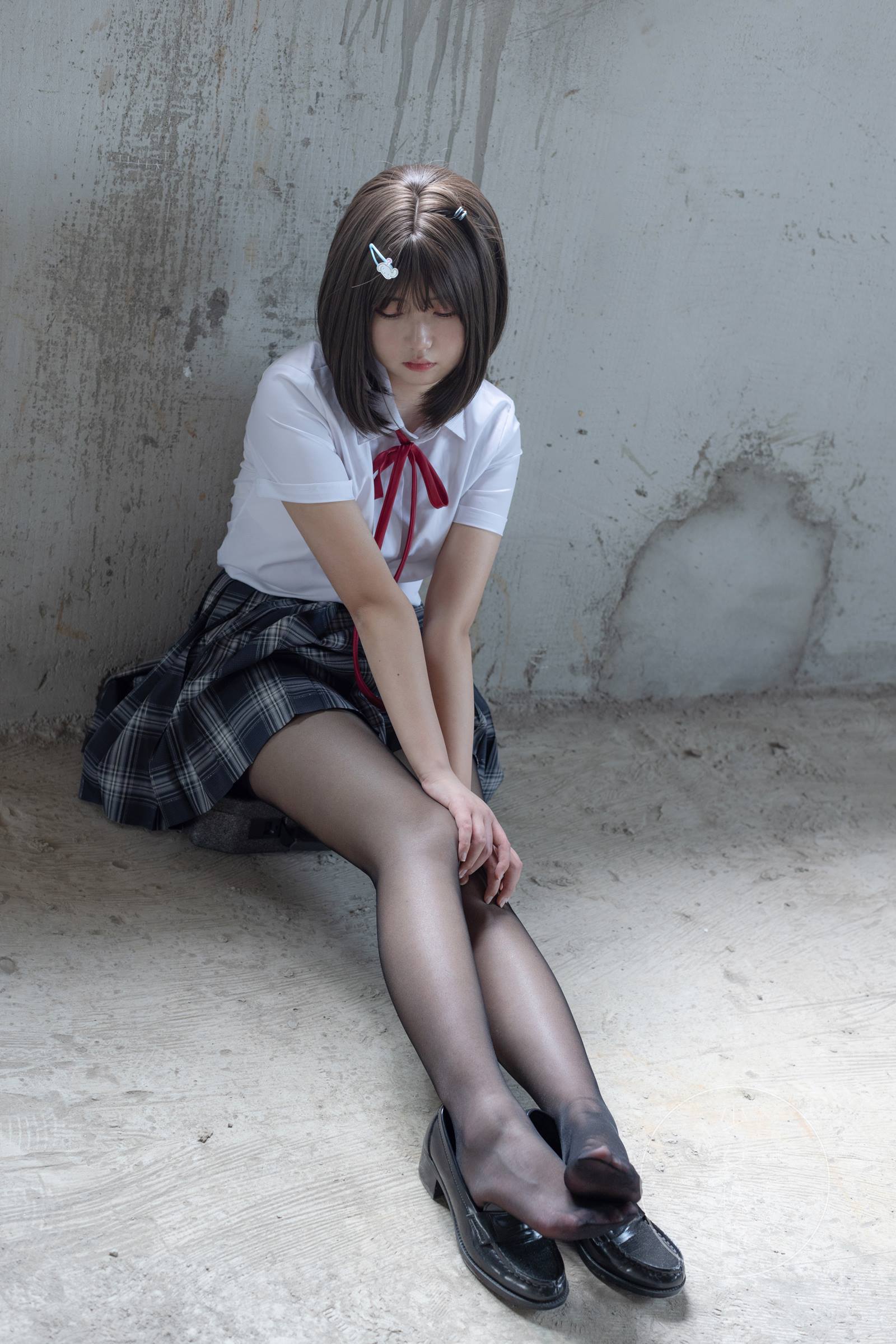 图片[47]-少女秩序 GR04L 黑丝JK [50P] – 速更版-美库