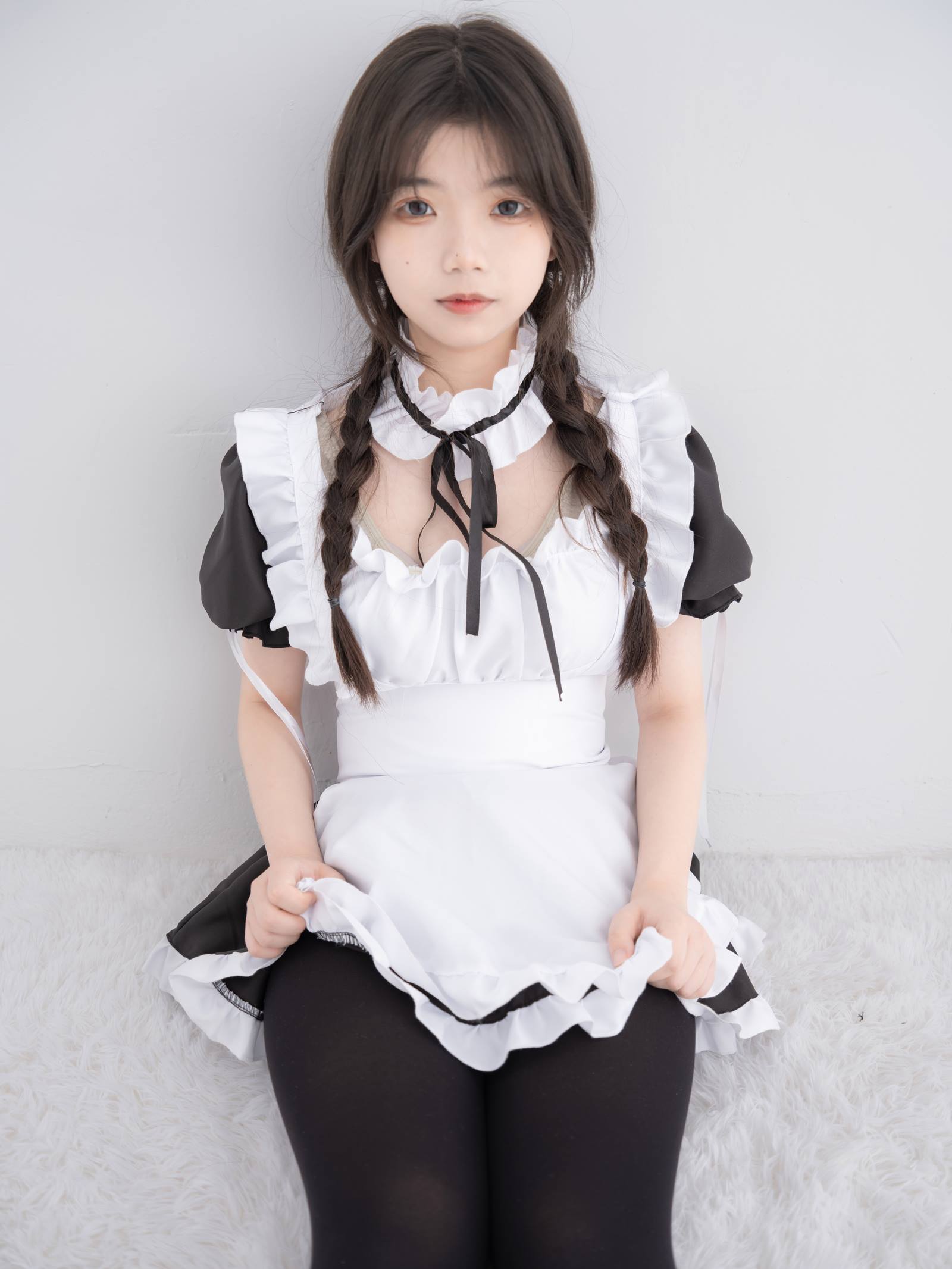 图片[10]-[紧急企划]内部定制 奶昔 黑丝女仆[9P] – 速更版-美库