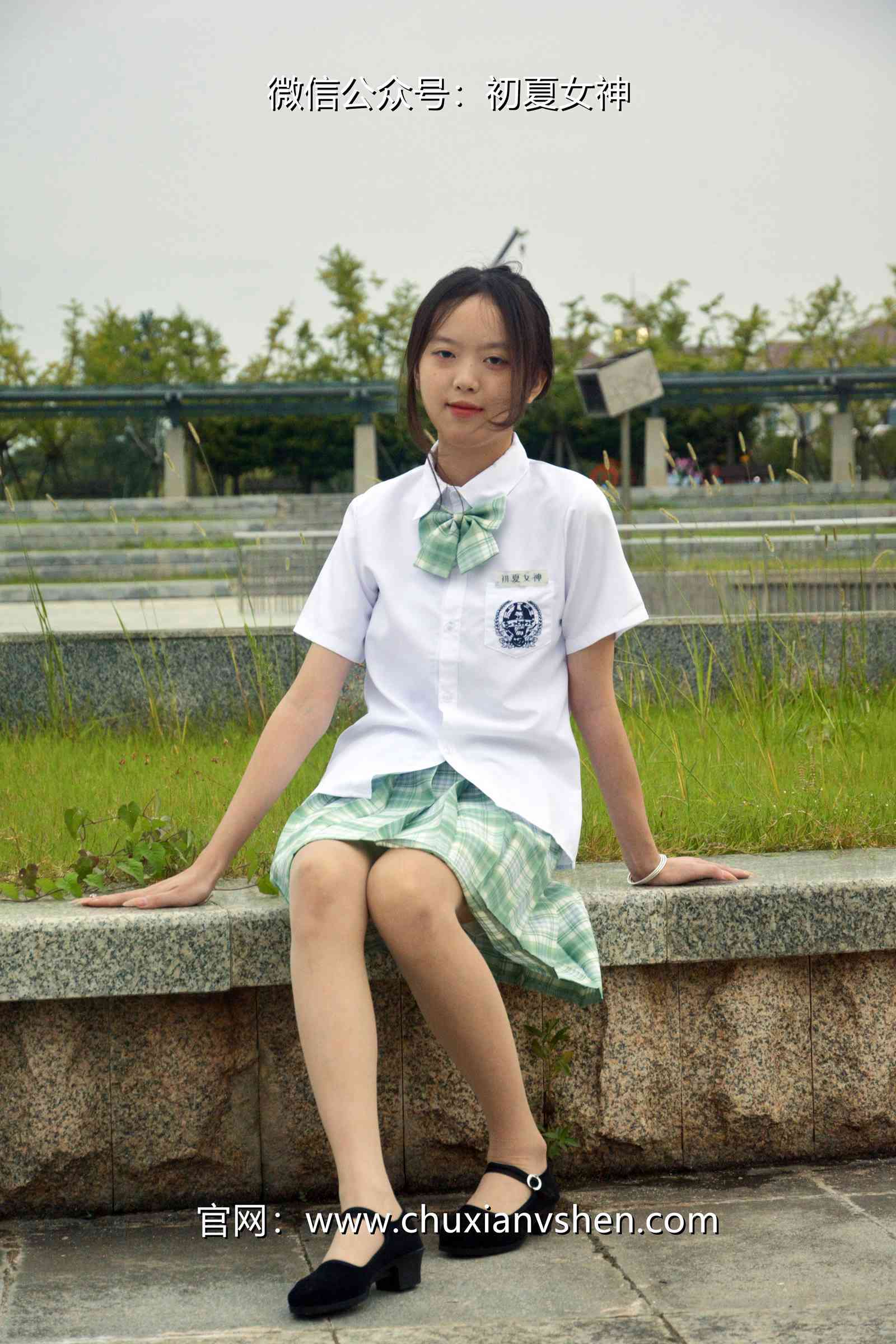 图片[27]-初夏女神 NO.074 情情 绿色JK套[72P] – 速更版-美库