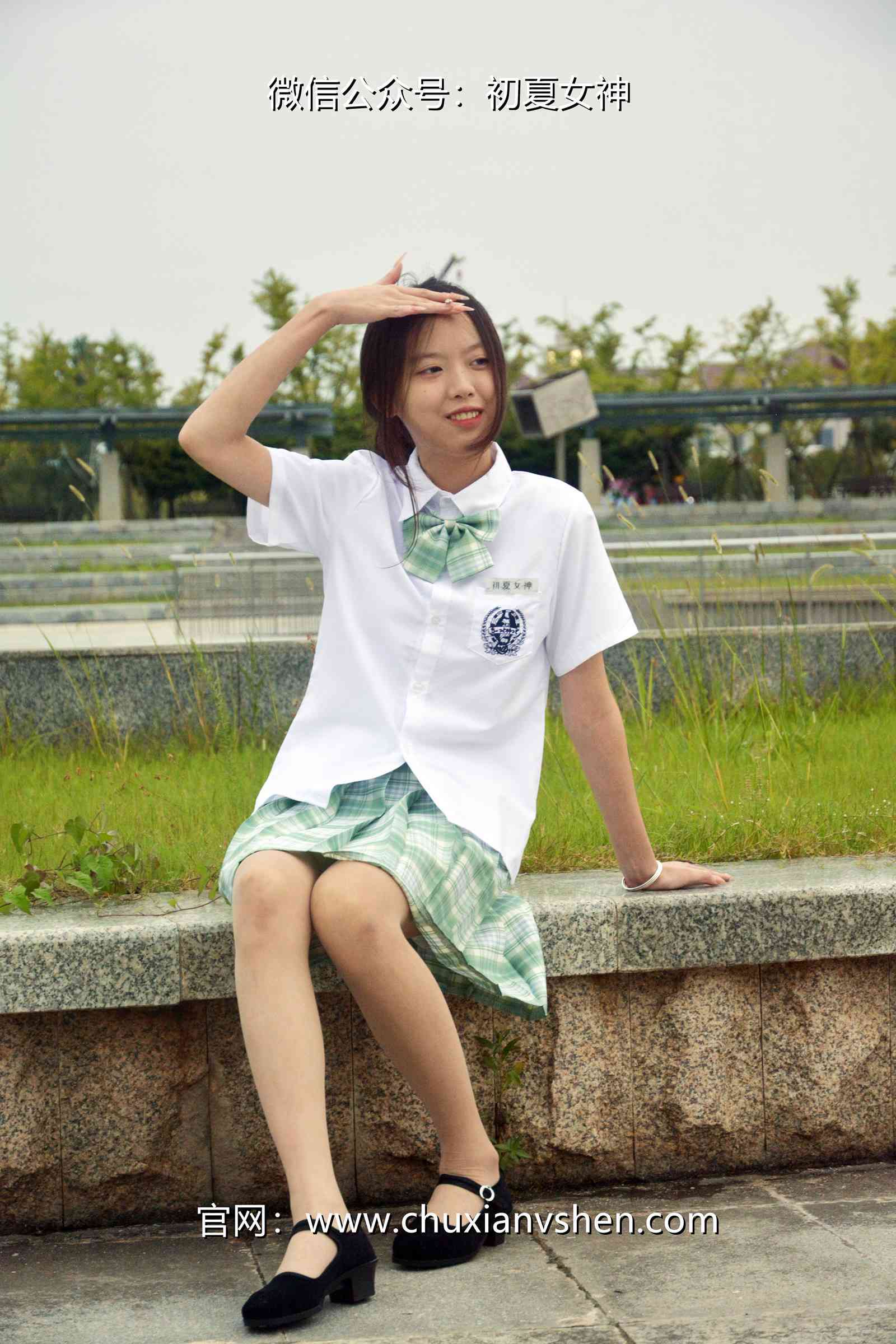 图片[28]-初夏女神 NO.074 情情 绿色JK套[72P] – 速更版-美库