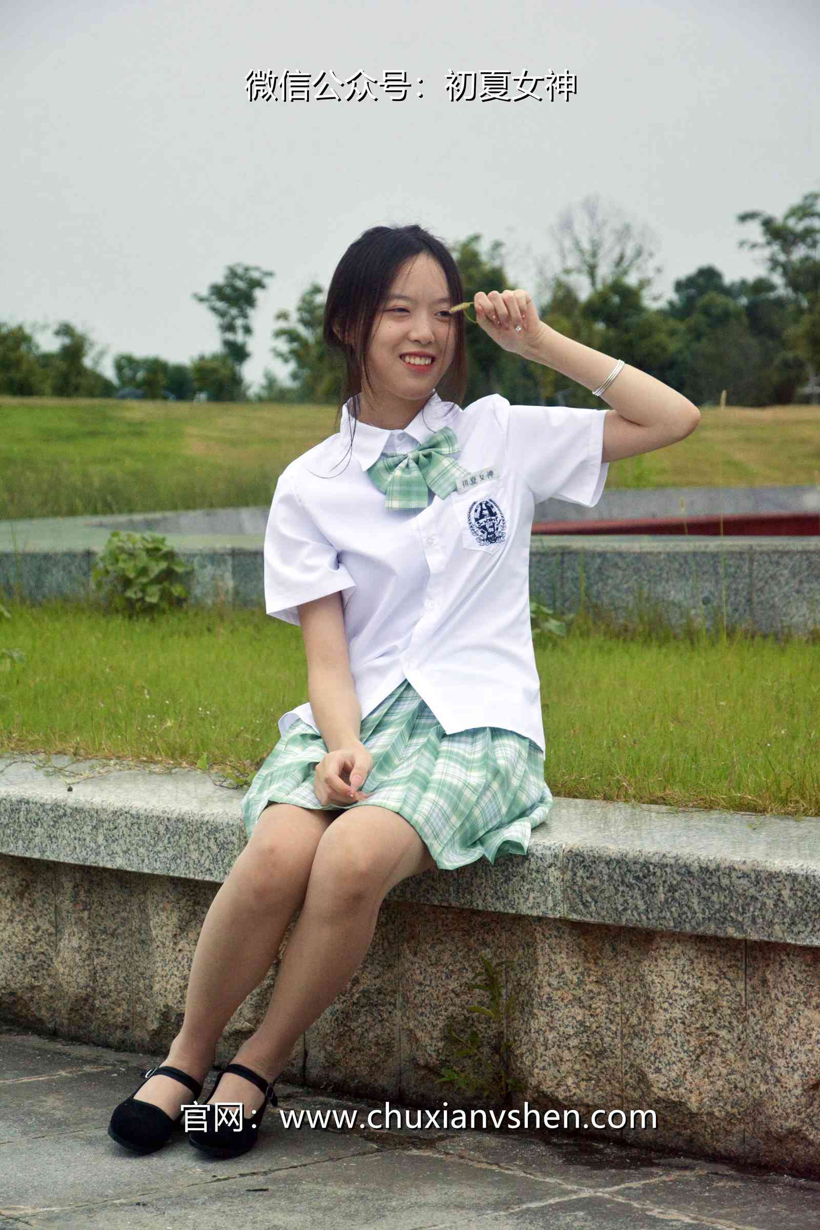 图片[37]-初夏女神 NO.074 情情 绿色JK套[72P] – 速更版-美库