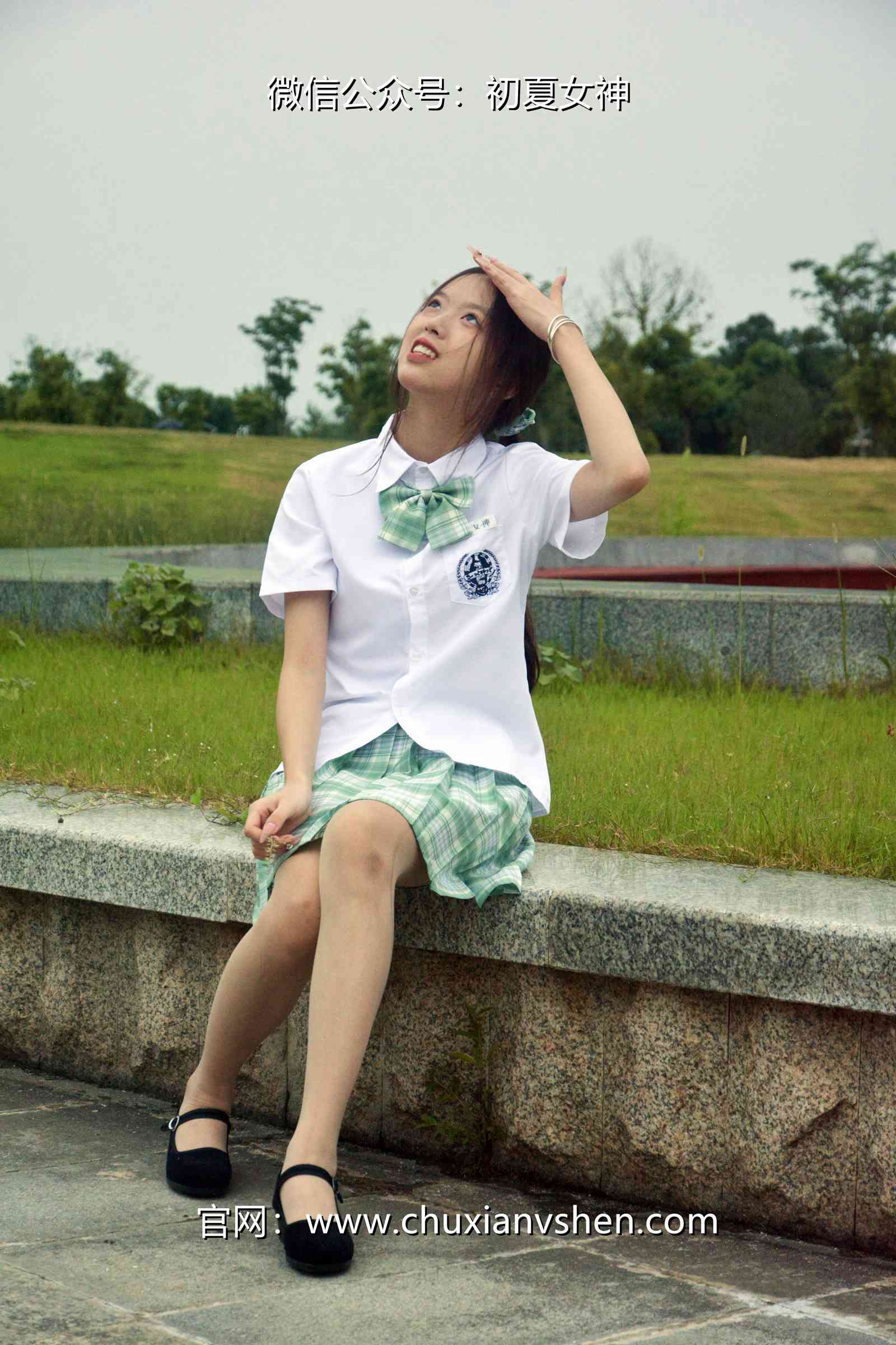 图片[38]-初夏女神 NO.074 情情 绿色JK套[72P] – 速更版-美库