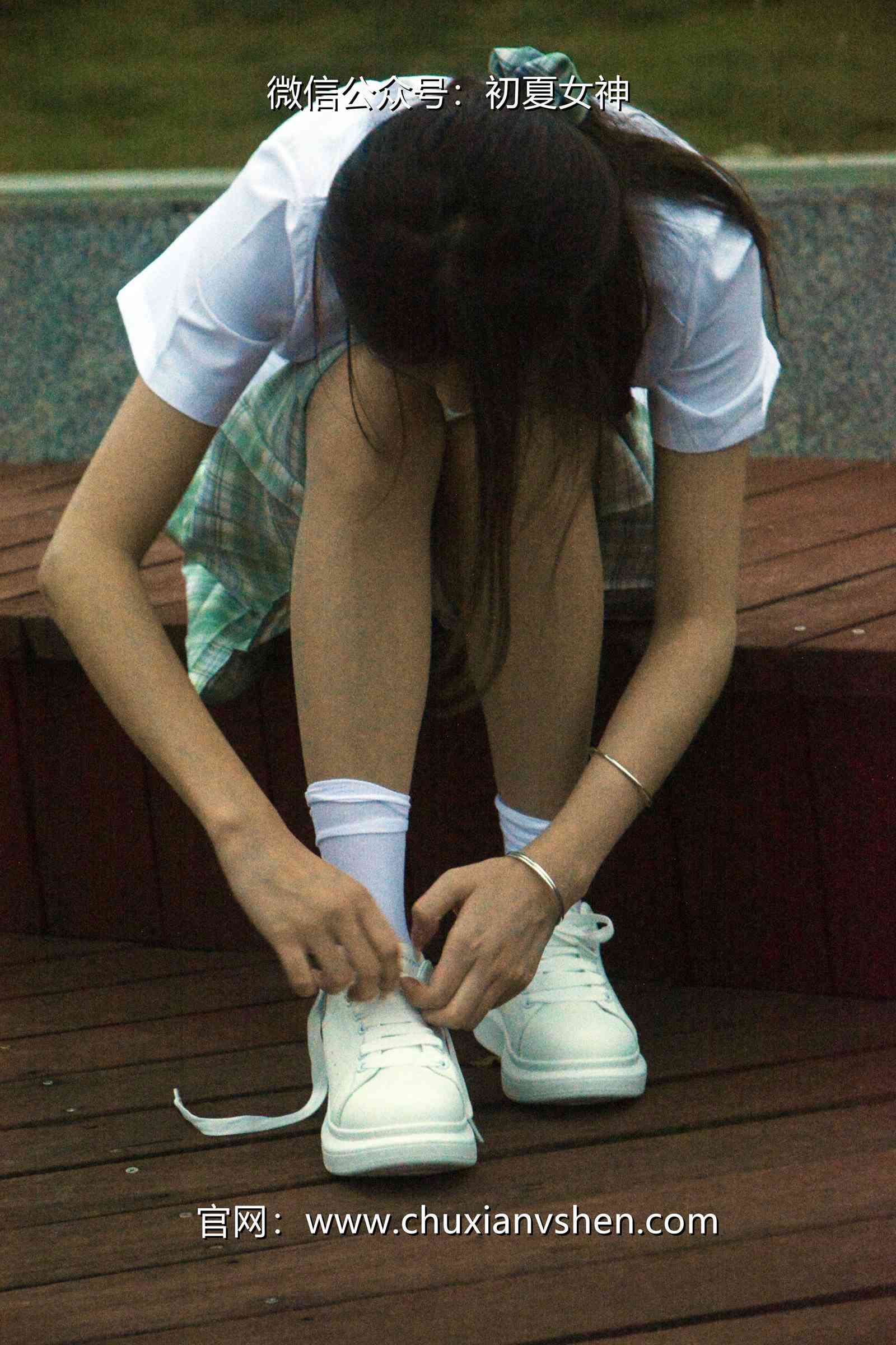 图片[61]-初夏女神 NO.074 情情 绿色JK套[72P] – 速更版-美库