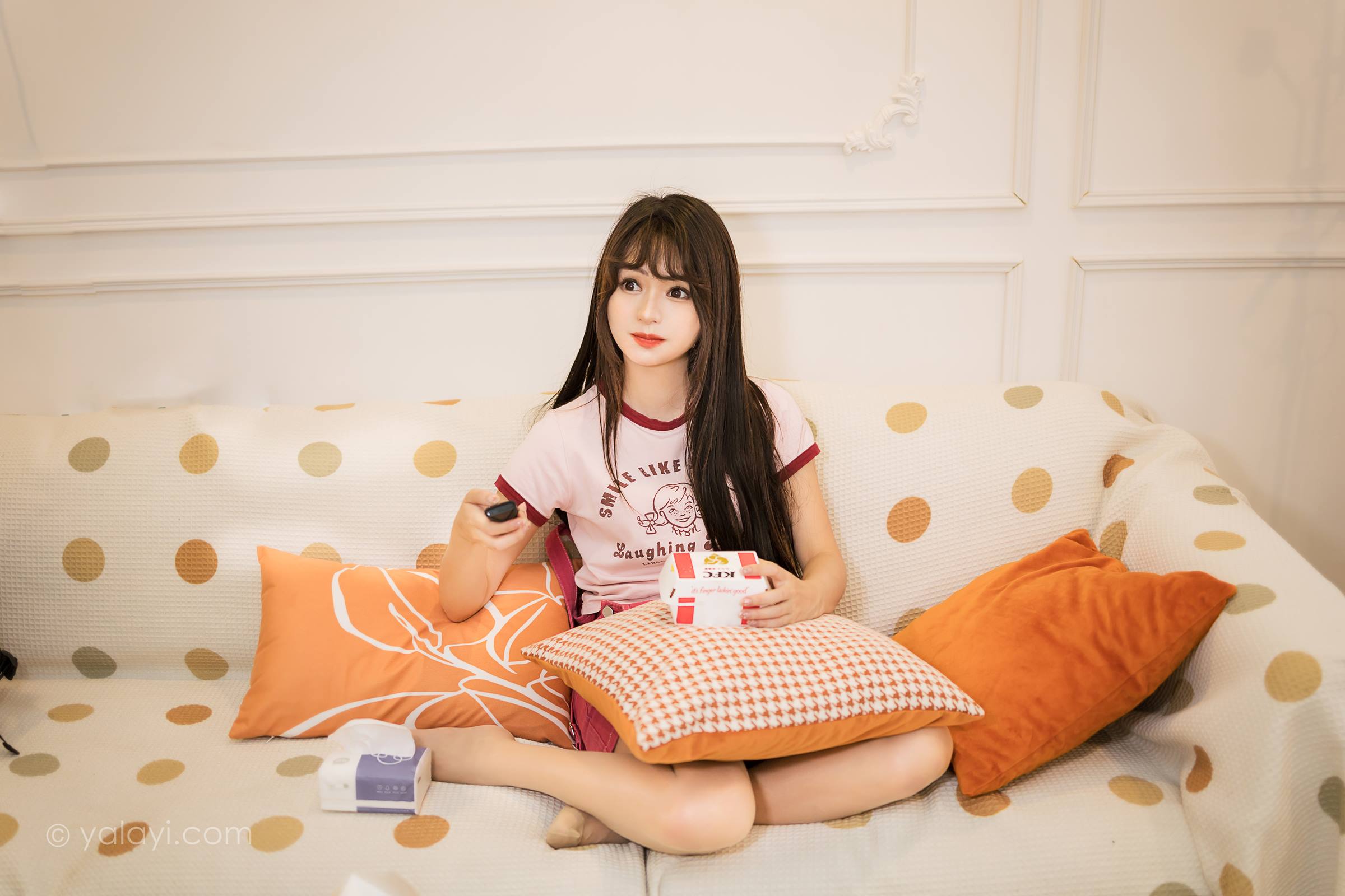 图片[14]-[YALAYI雅拉伊]2023.08.14 NO.1059 宅家吃鸡 小亭[45+1P] – 速更版-美库