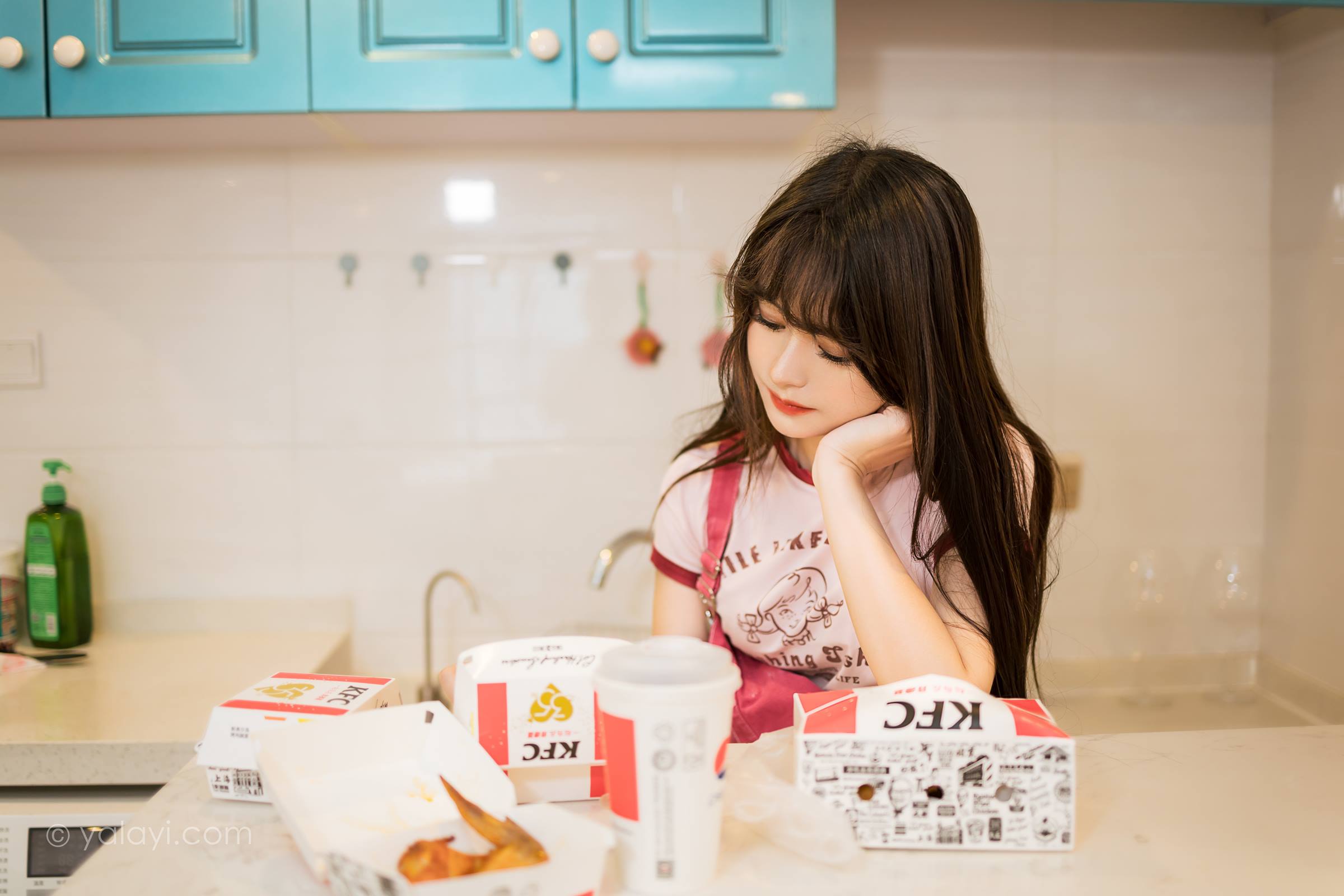 图片[36]-[YALAYI雅拉伊]2023.08.14 NO.1059 宅家吃鸡 小亭[45+1P] – 速更版-美库