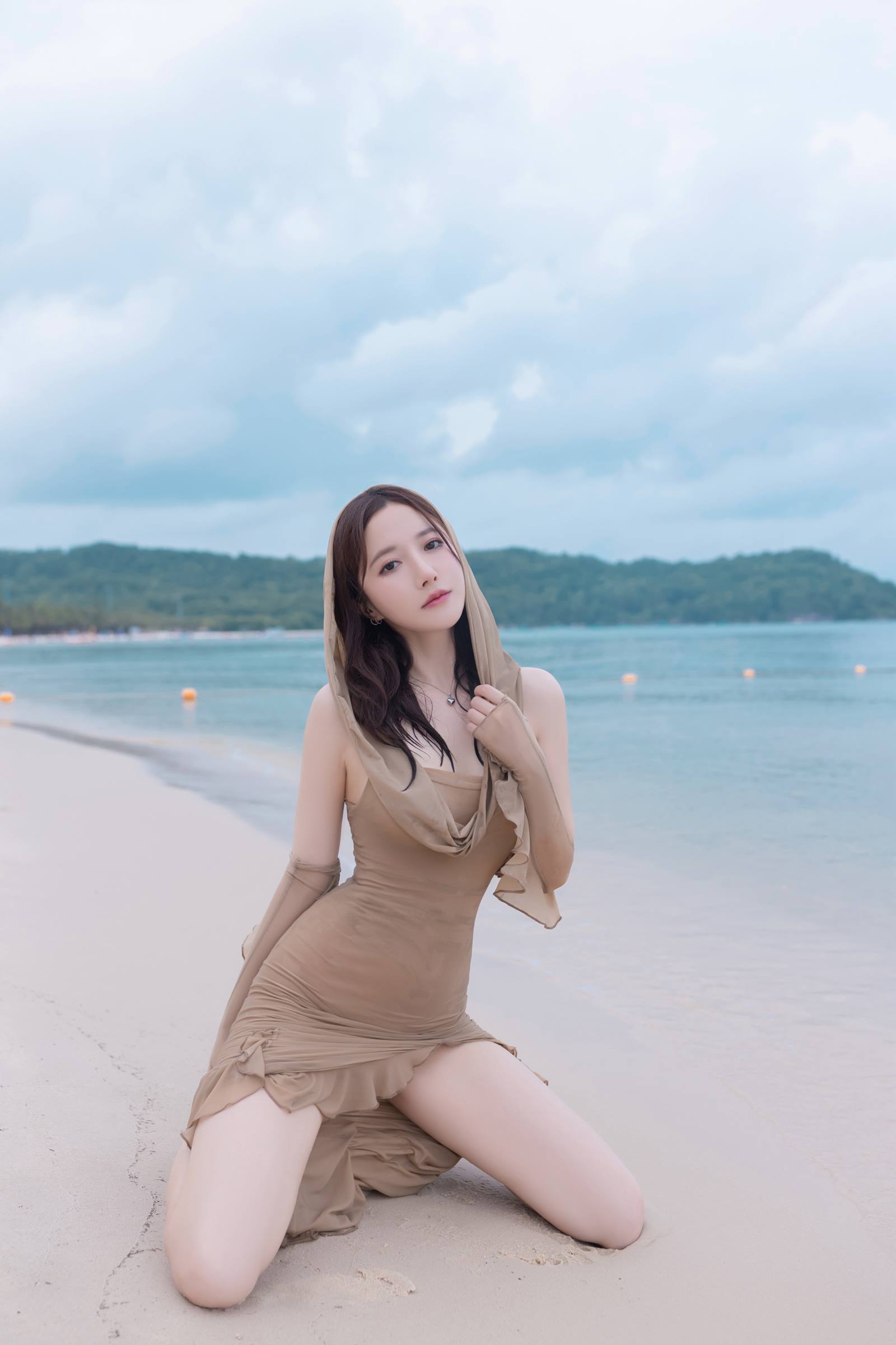 图片[13]-秀人名模鱼子酱Fish《雨后海滩》[57P] – 速更版-美库