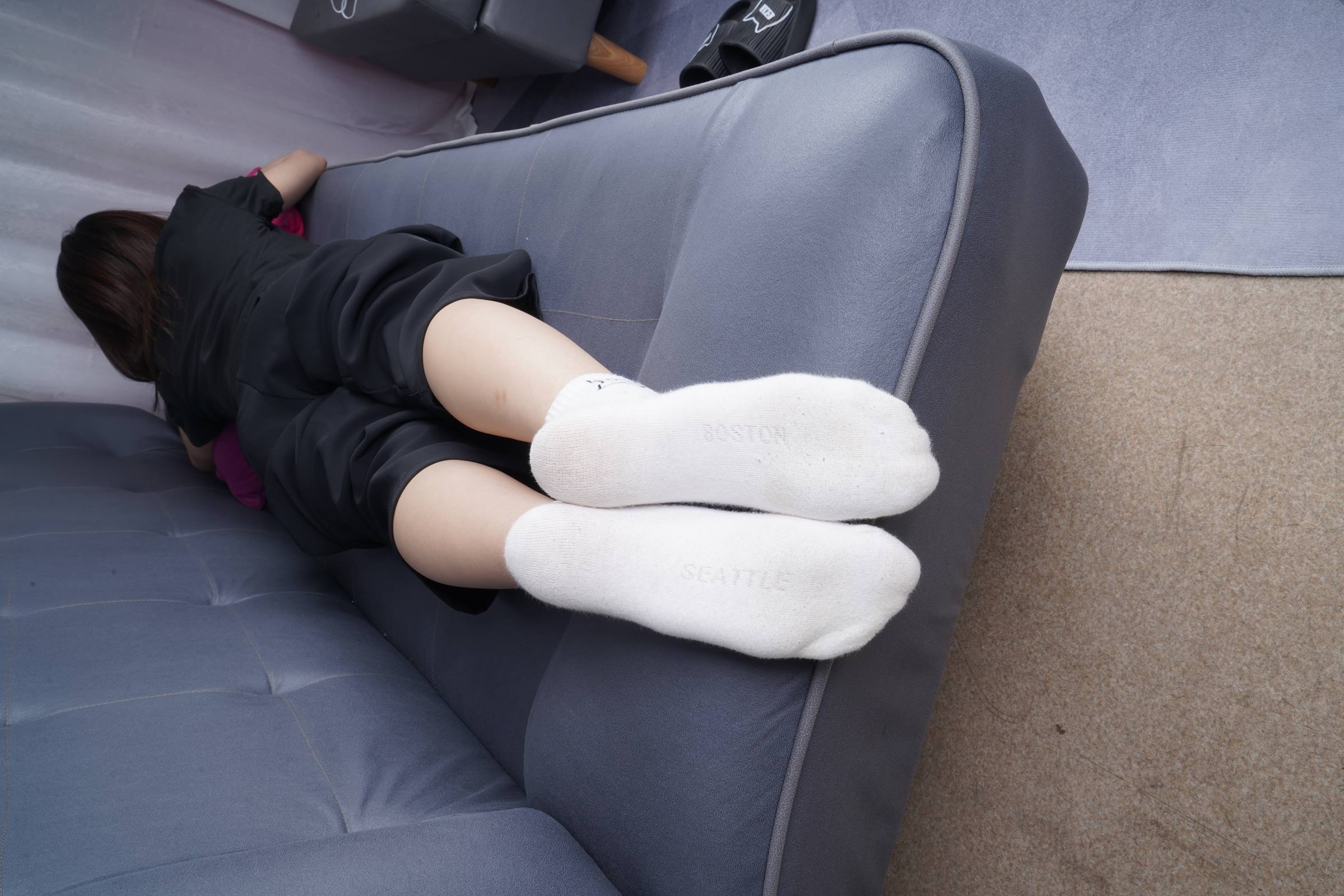 图片[34]-Pary摄影 NO.106 美女小陈展示白棉袜+光脚[104P] – 速更版-美库