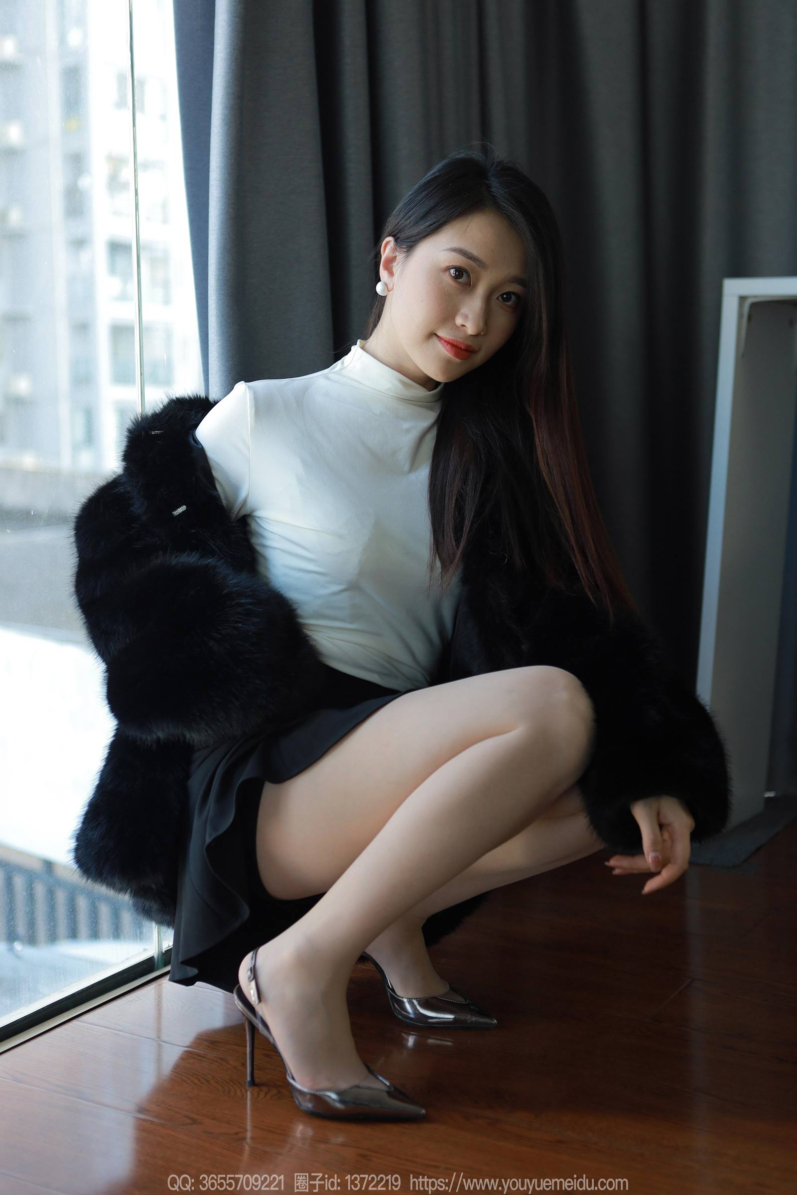 图片[17]-[IESS异思趣向] 2023.12.05 丝享家1603：小婕《黑色大衣》[85P] – 速更版-美库