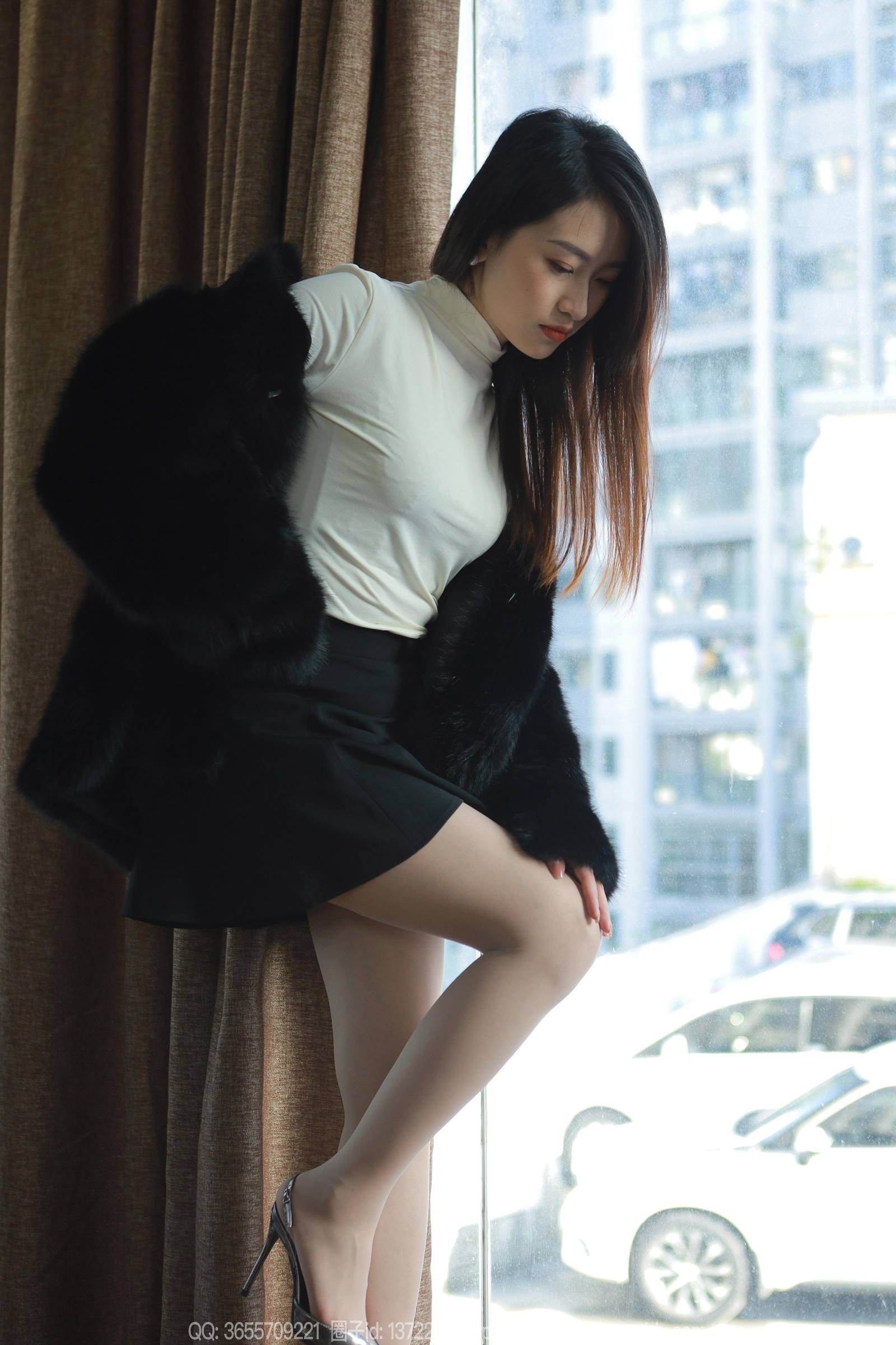 图片[25]-[IESS异思趣向] 2023.12.05 丝享家1603：小婕《黑色大衣》[85P] – 速更版-美库