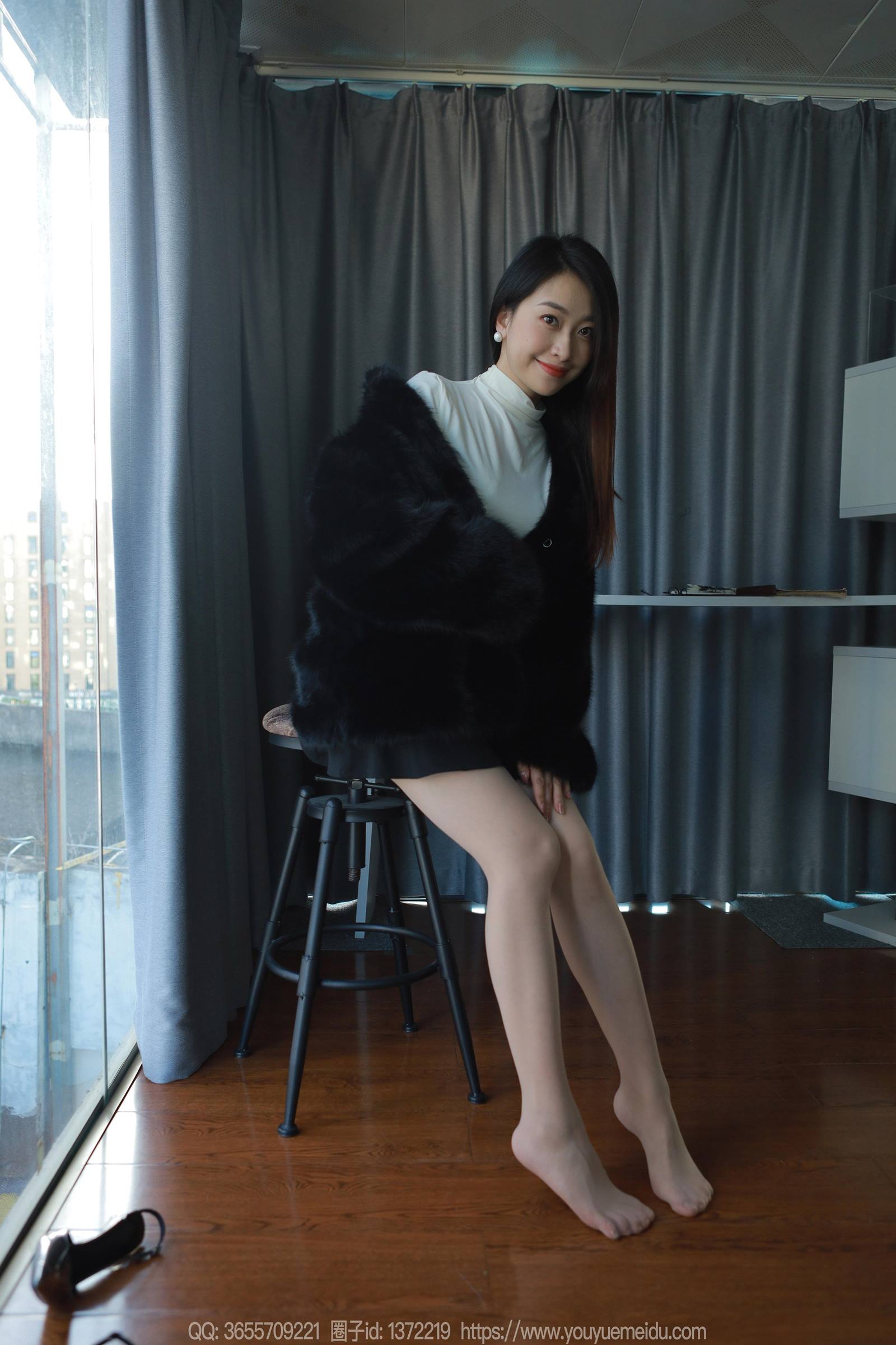 图片[69]-[IESS异思趣向] 2023.12.05 丝享家1603：小婕《黑色大衣》[85P] – 速更版-美库