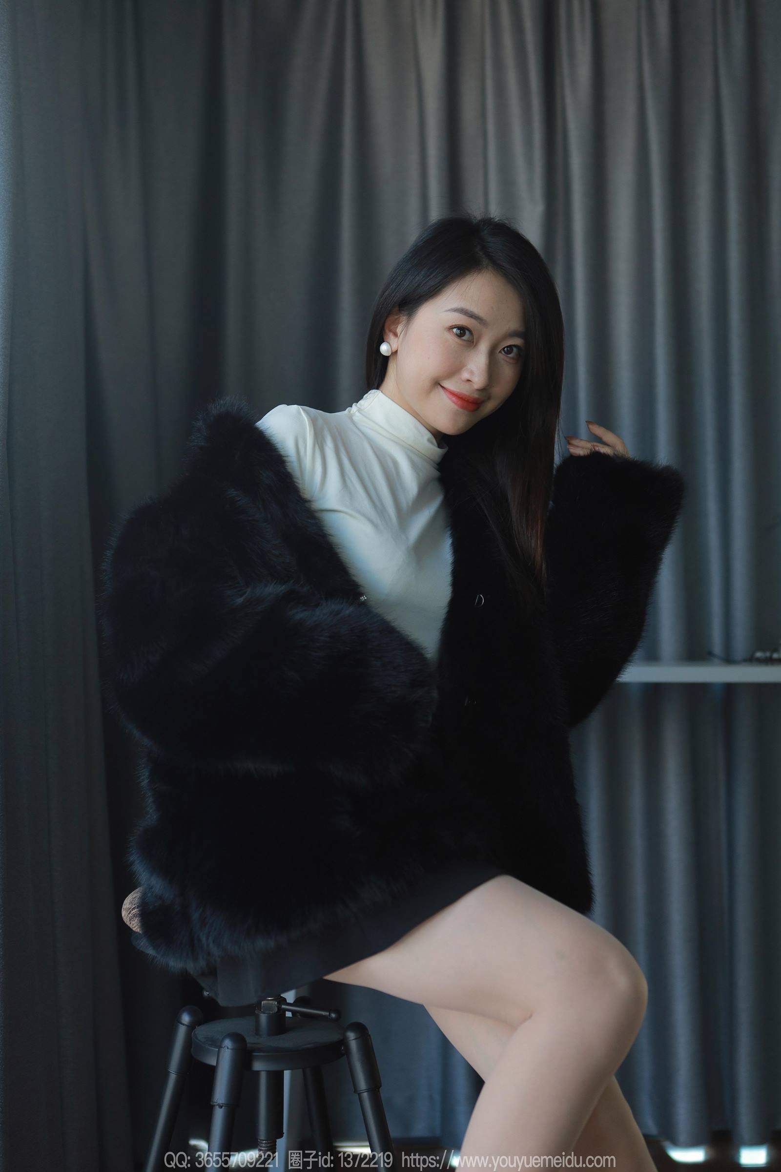 图片[70]-[IESS异思趣向] 2023.12.05 丝享家1603：小婕《黑色大衣》[85P] – 速更版-美库