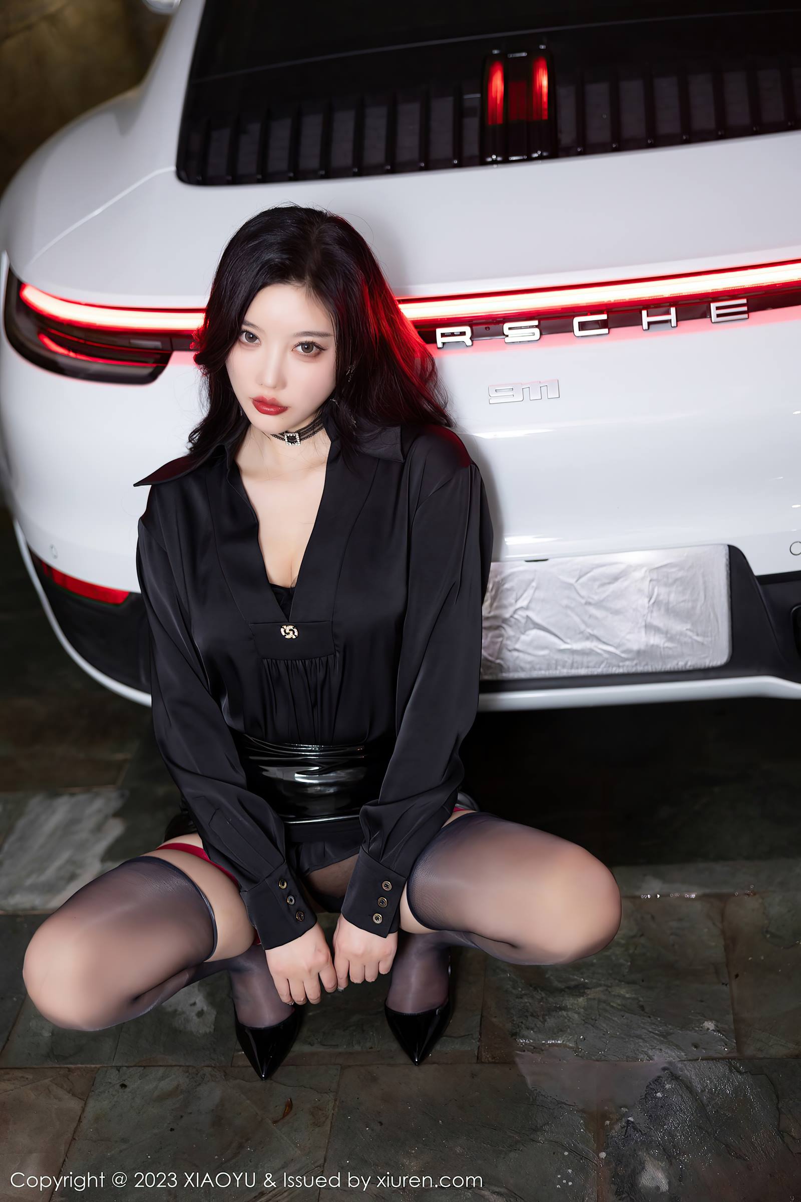 图片[16]-[XIAOYU语画界]2023.11.17 VOL.1148 杨晨晨Yome 保时捷黑丝 [34+1P] – 速更版-美库