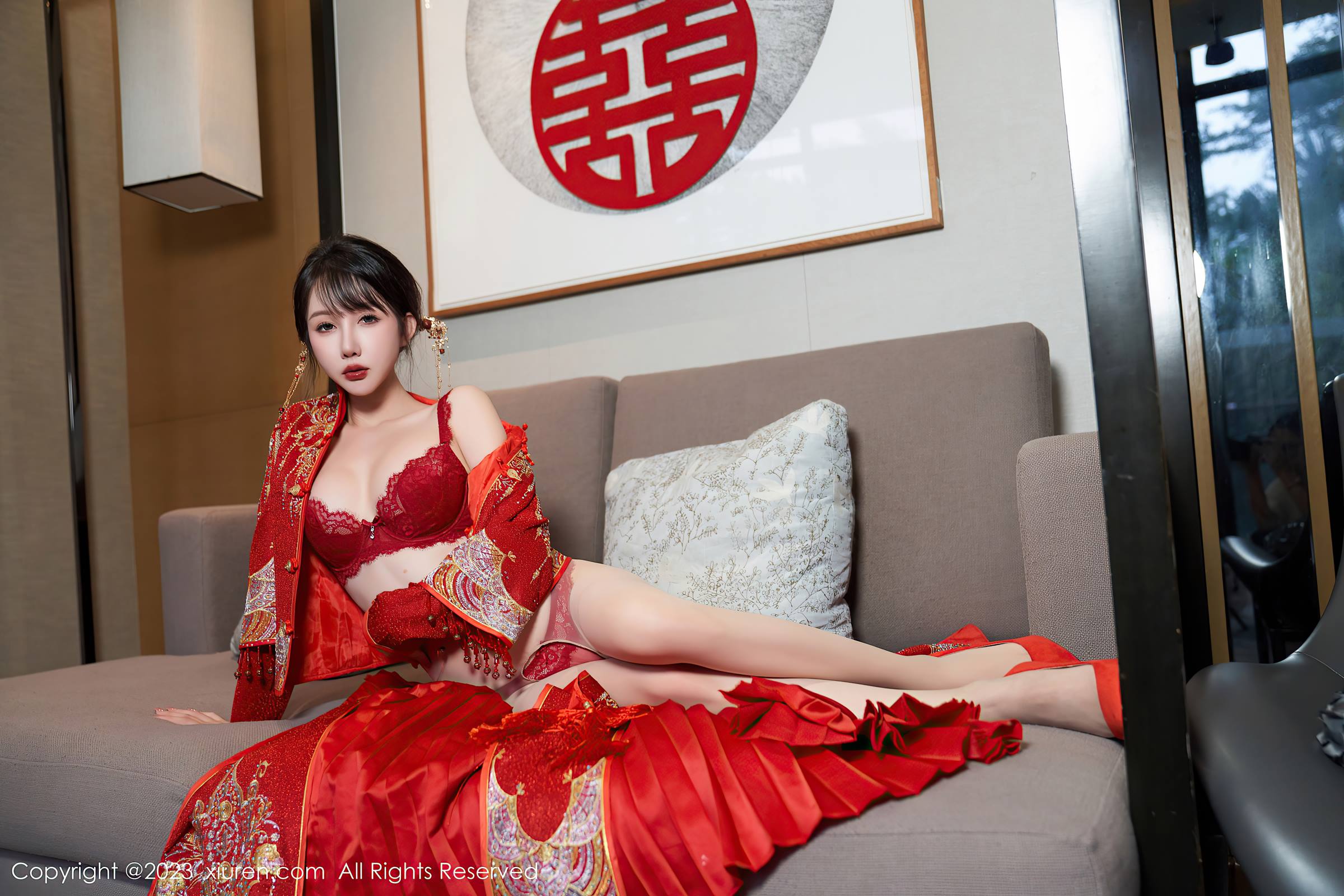 图片[27]-[Xiuren秀人网]2023.11.28 NO.7729 波巧酱 中式秀禾服 [41+1P] – 速更版-美库