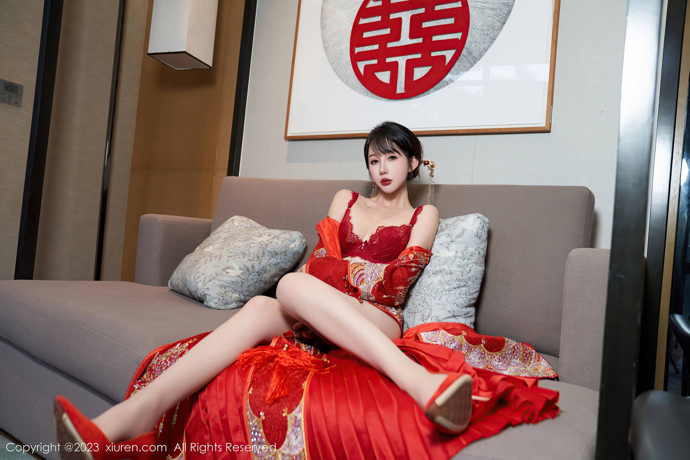 图片[28]-[Xiuren秀人网]2023.11.28 NO.7729 波巧酱 中式秀禾服 [41+1P] – 速更版-美库