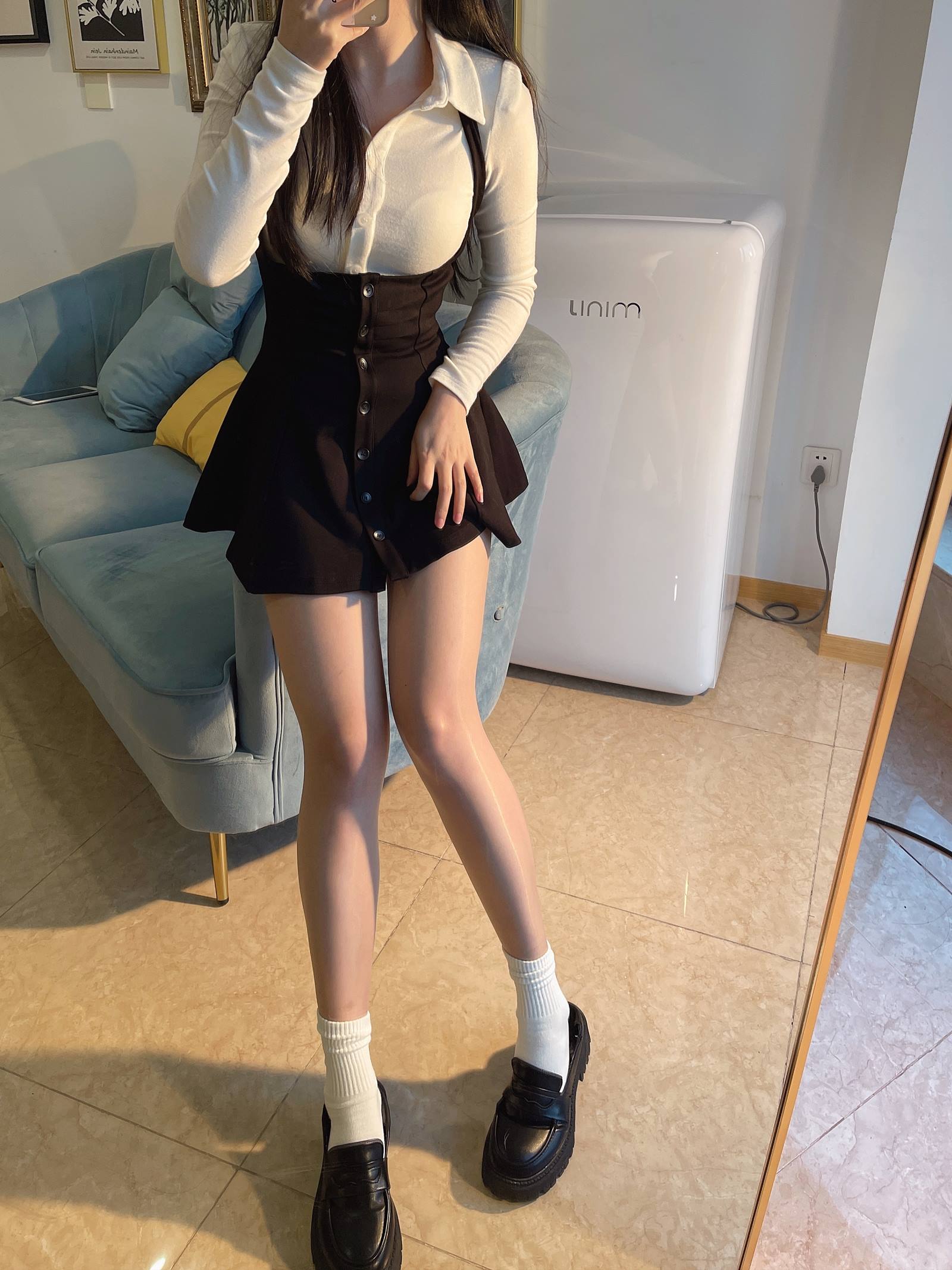 图片[28]-小九九[July芝岚] – 油亮肉丝加白棉袜[60P] – 速更版-美库