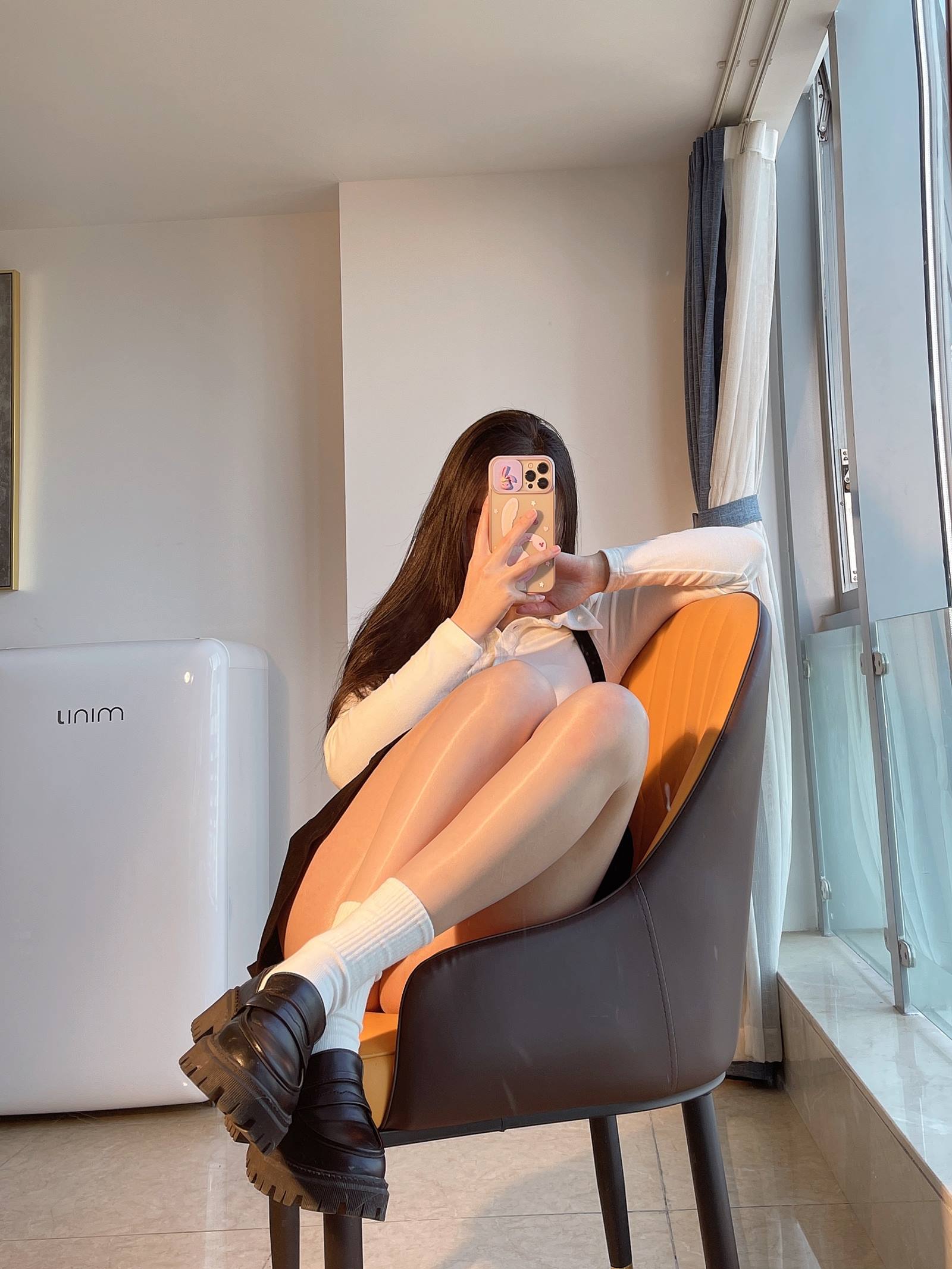 图片[42]-小九九[July芝岚] – 油亮肉丝加白棉袜[60P] – 速更版-美库