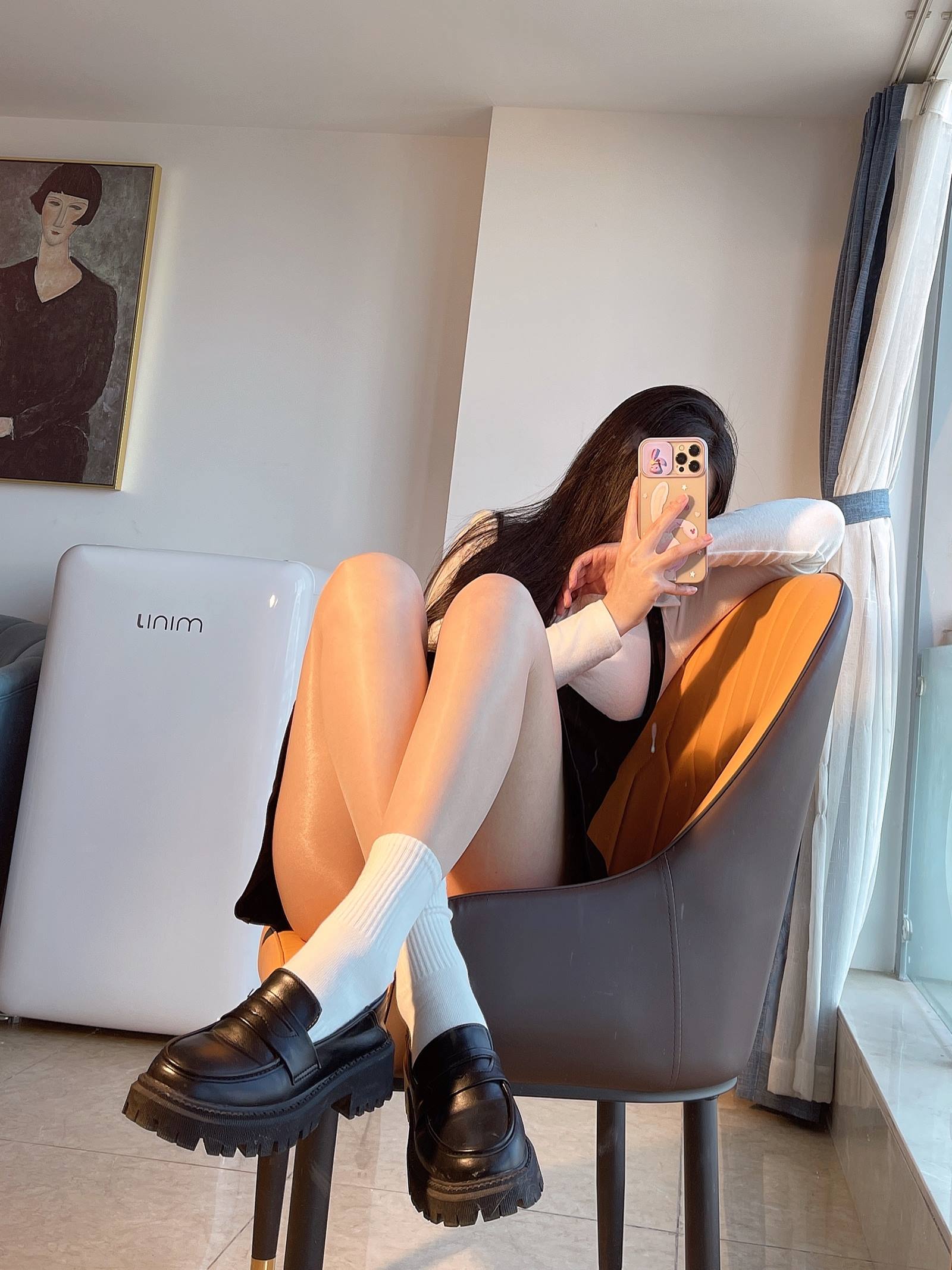 图片[43]-小九九[July芝岚] – 油亮肉丝加白棉袜[60P] – 速更版-美库