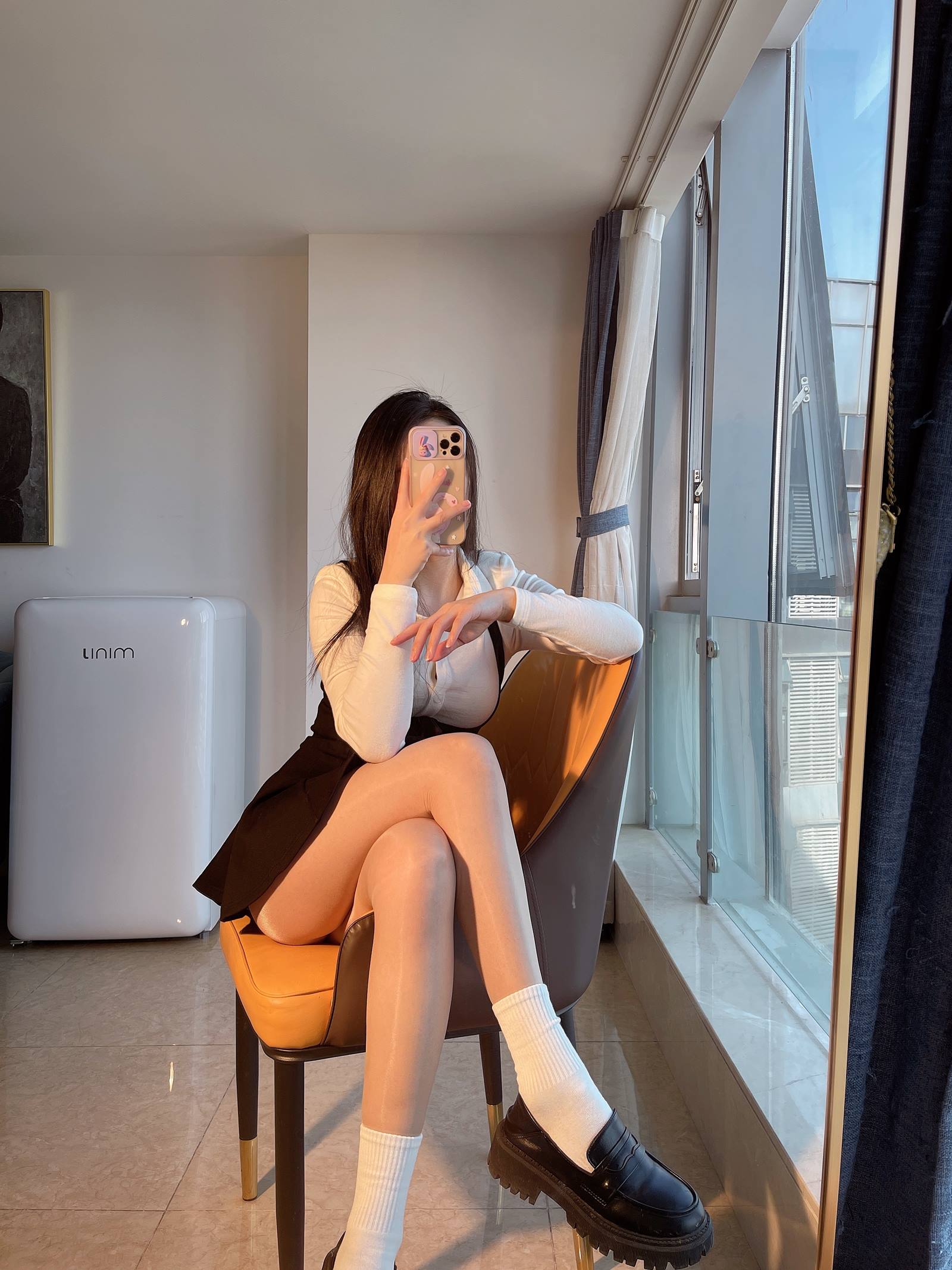 图片[44]-小九九[July芝岚] – 油亮肉丝加白棉袜[60P] – 速更版-美库