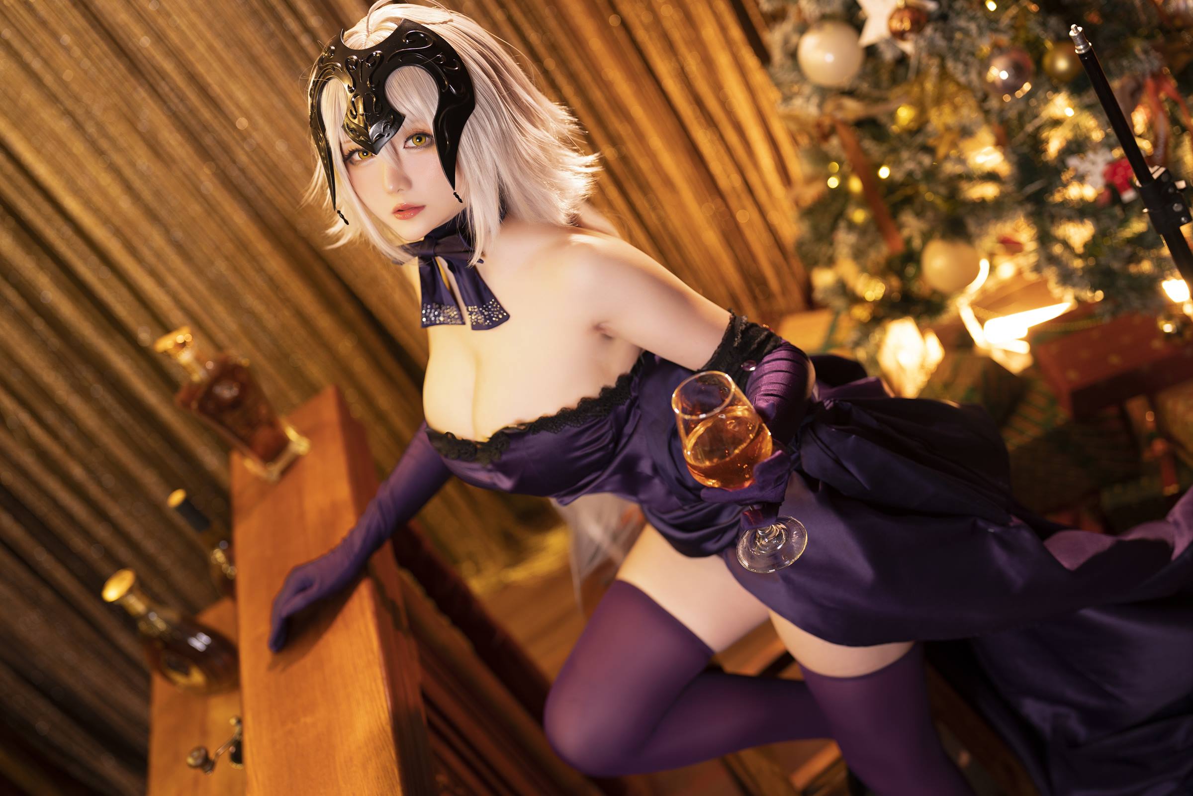 图片[11]-星之迟迟 圣诞节 赠品 黑贞[41P] – 速更版-美库