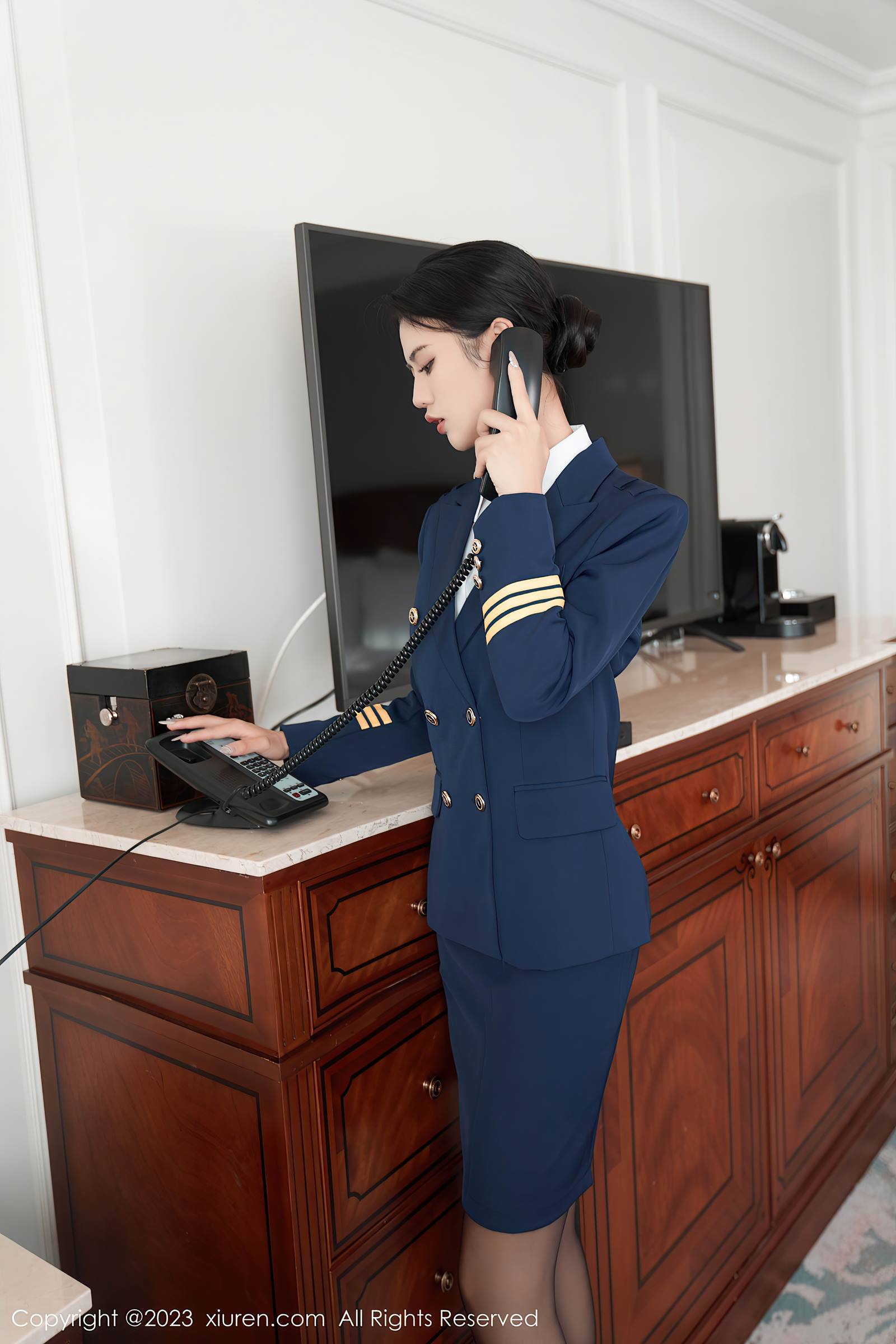 图片[14]-[Xiuren秀人网]2023.11.29 NO.7737 浅浅Danny 高端黑丝制服[40+1P] – 速更版-美库