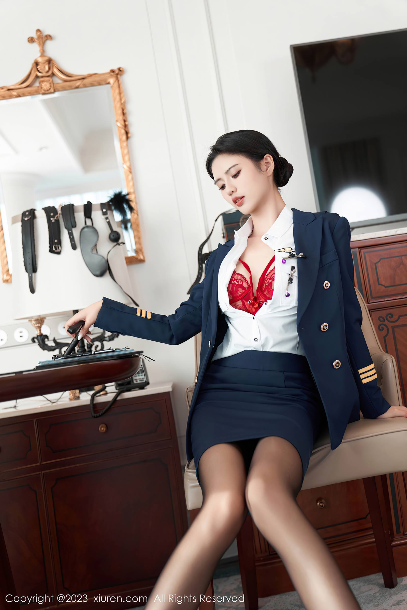 图片[28]-[Xiuren秀人网]2023.11.29 NO.7737 浅浅Danny 高端黑丝制服[40+1P] – 速更版-美库