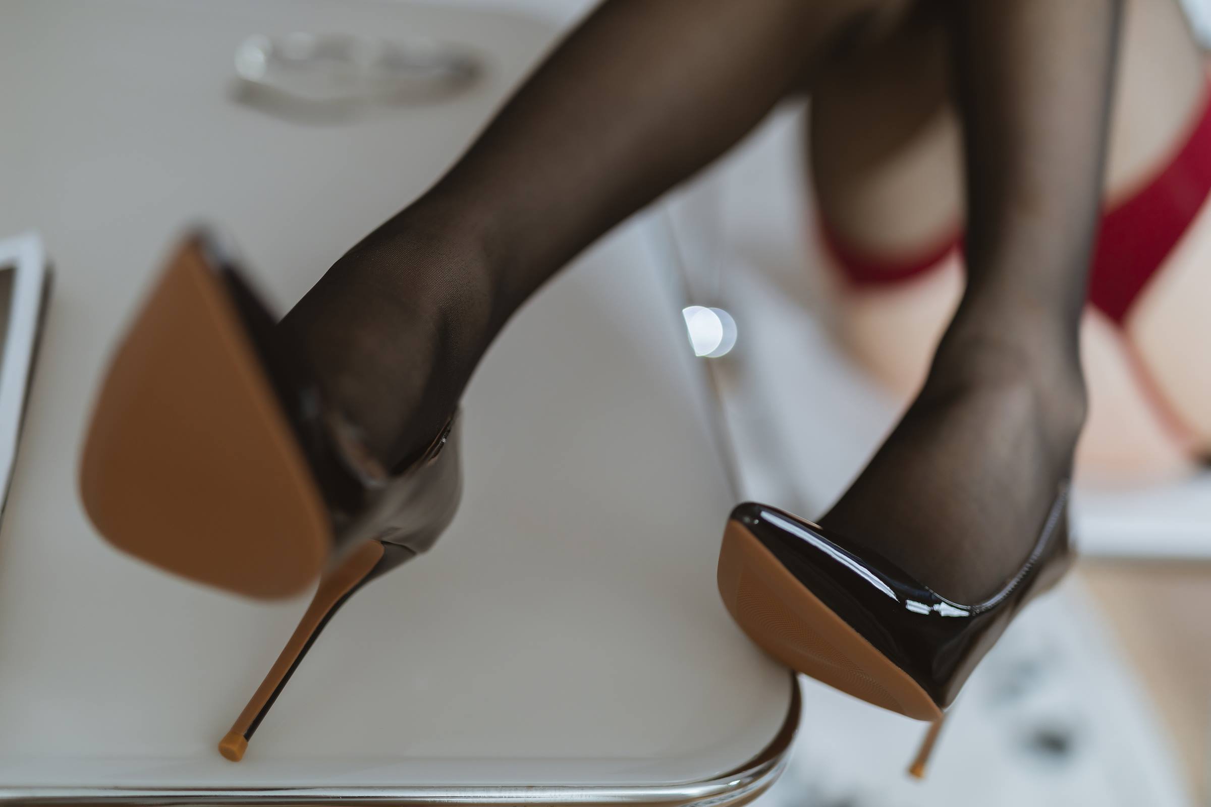 图片[27]-许岚LAN 黑丝皮裙OL [46P] – 速更版-美库