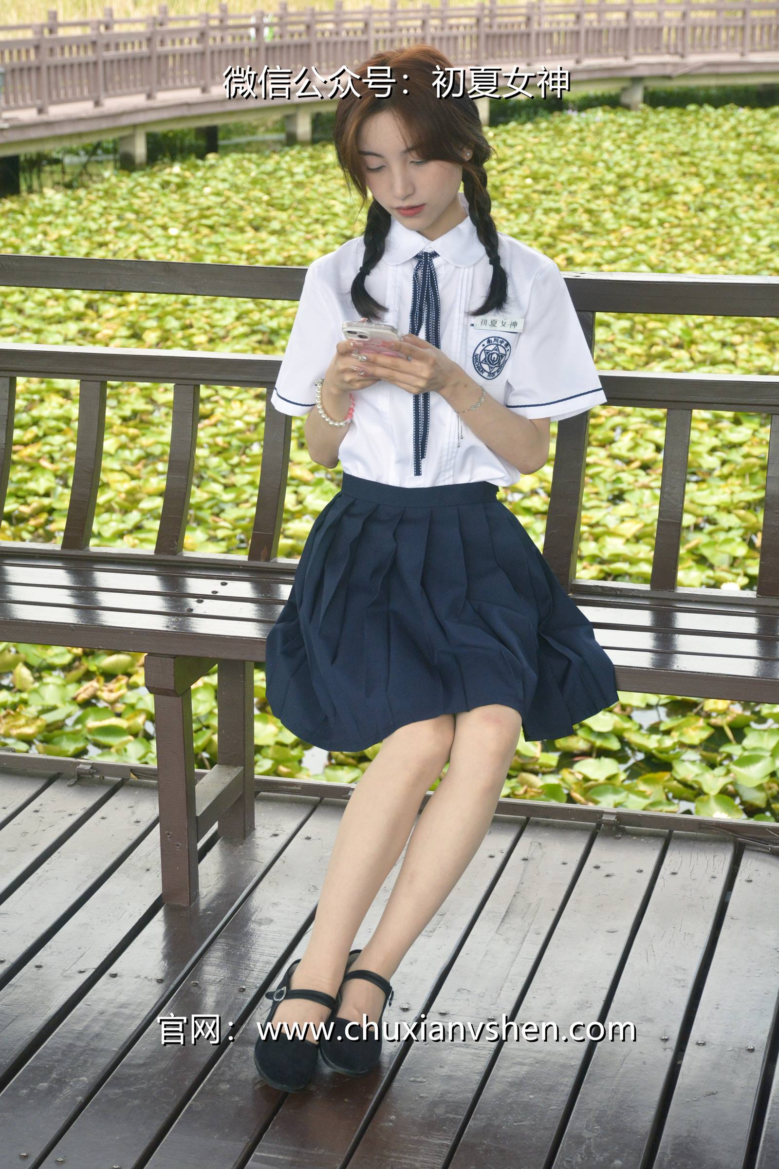 图片[18]-初夏女神 NO.076 柒柒 职高校服[140P] – 速更版-美库