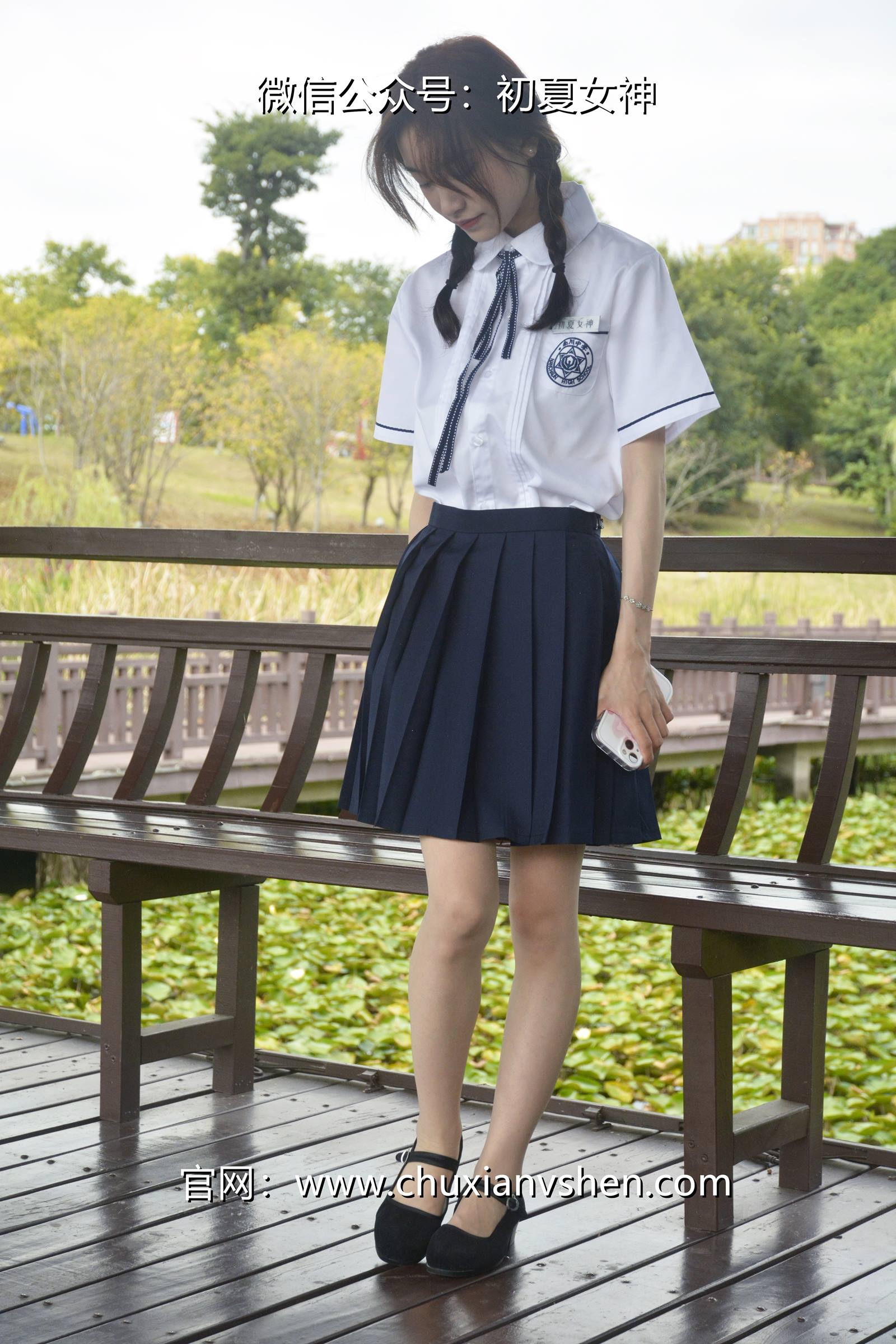 图片[24]-初夏女神 NO.076 柒柒 职高校服[140P] – 速更版-美库