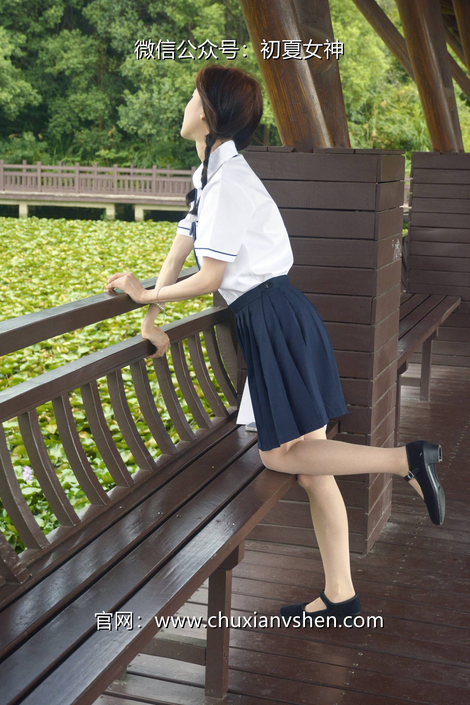 图片[26]-初夏女神 NO.076 柒柒 职高校服[140P] – 速更版-美库