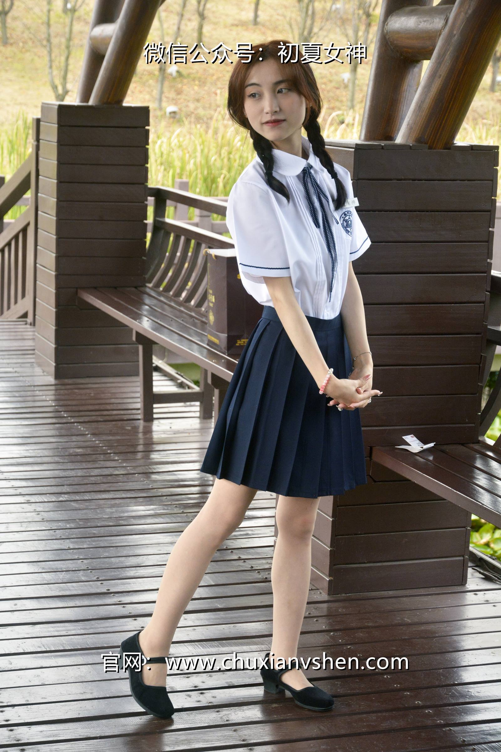 图片[53]-初夏女神 NO.076 柒柒 职高校服[140P] – 速更版-美库