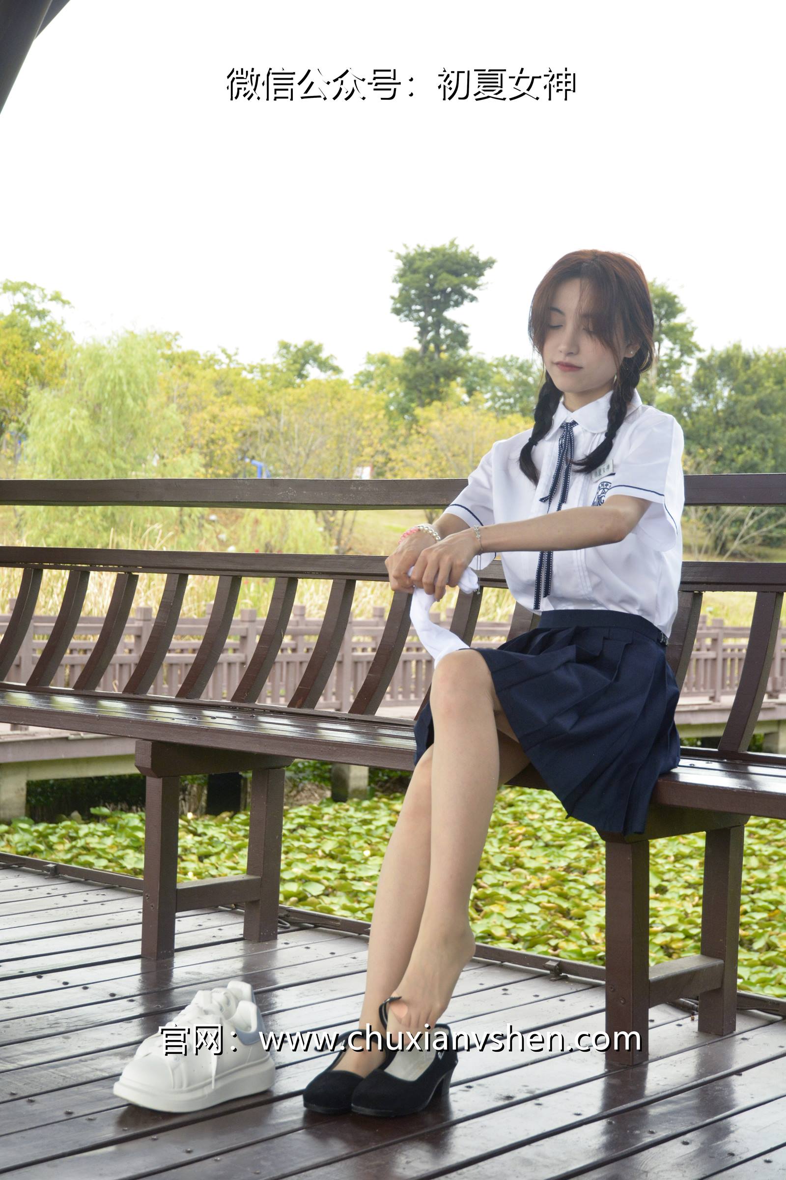 图片[57]-初夏女神 NO.076 柒柒 职高校服[140P] – 速更版-美库