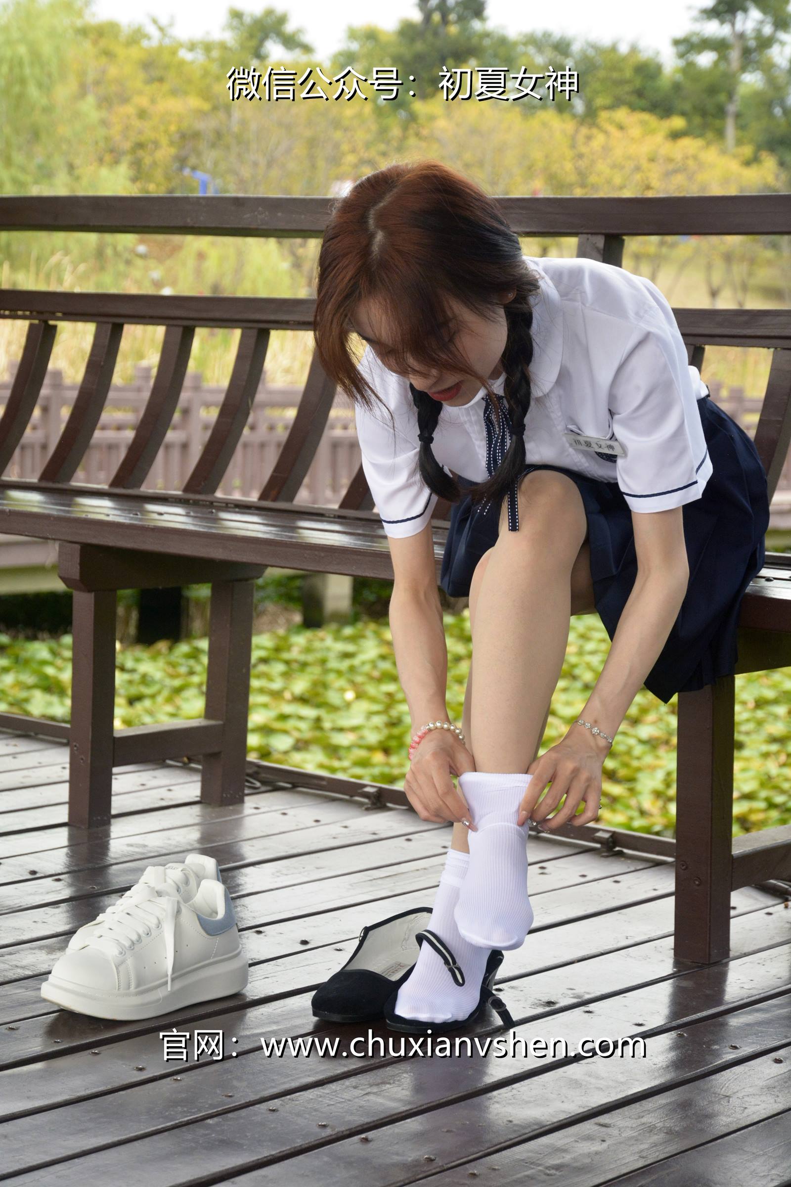 图片[62]-初夏女神 NO.076 柒柒 职高校服[140P] – 速更版-美库