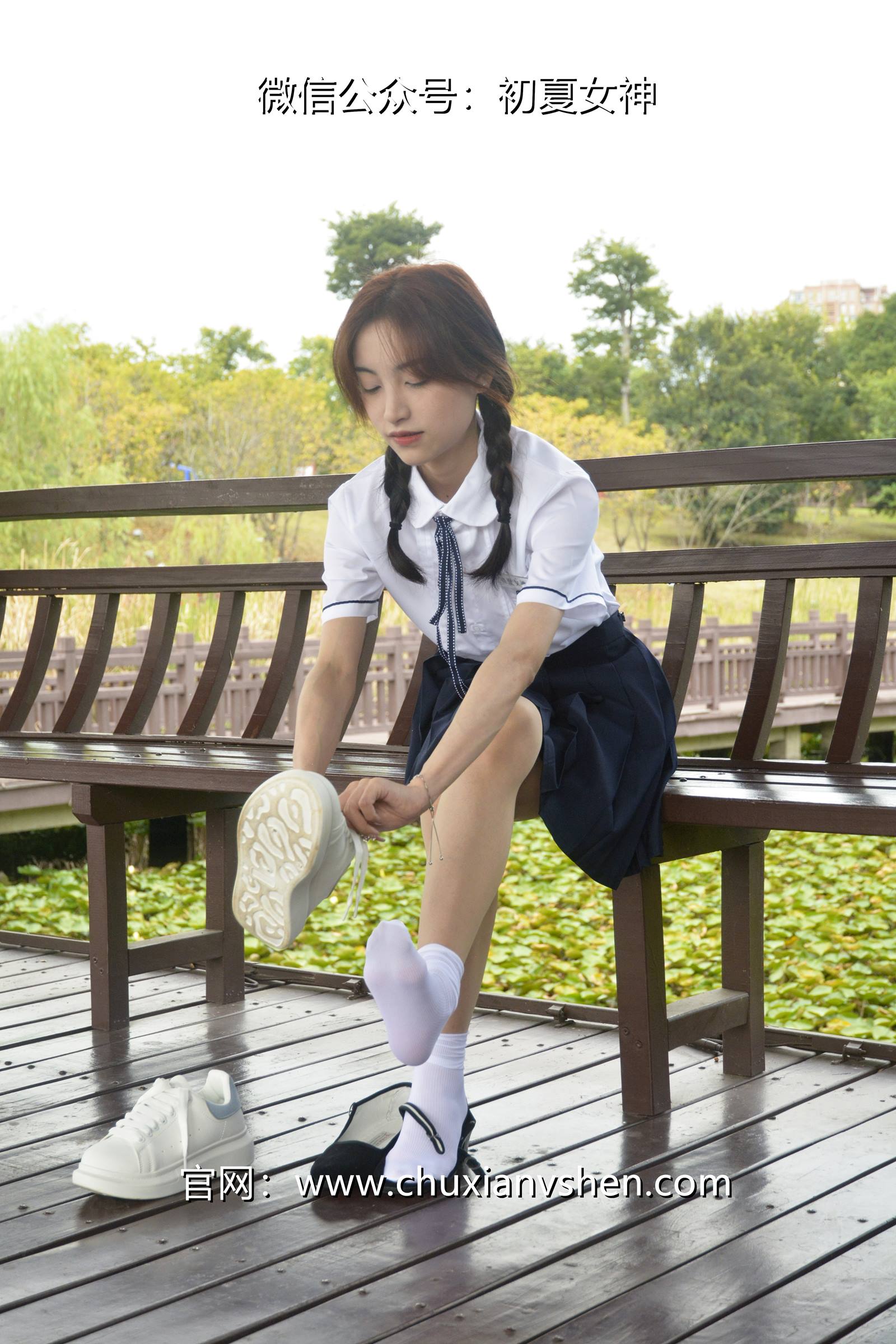 图片[63]-初夏女神 NO.076 柒柒 职高校服[140P] – 速更版-美库